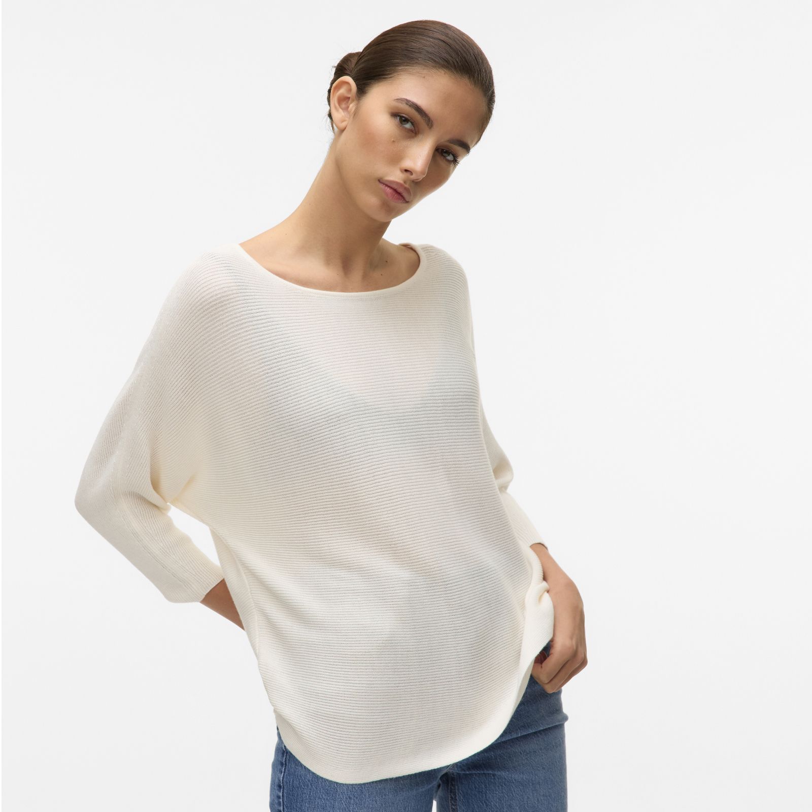 Vero Moda Nora Boatneck Knitted Jumper