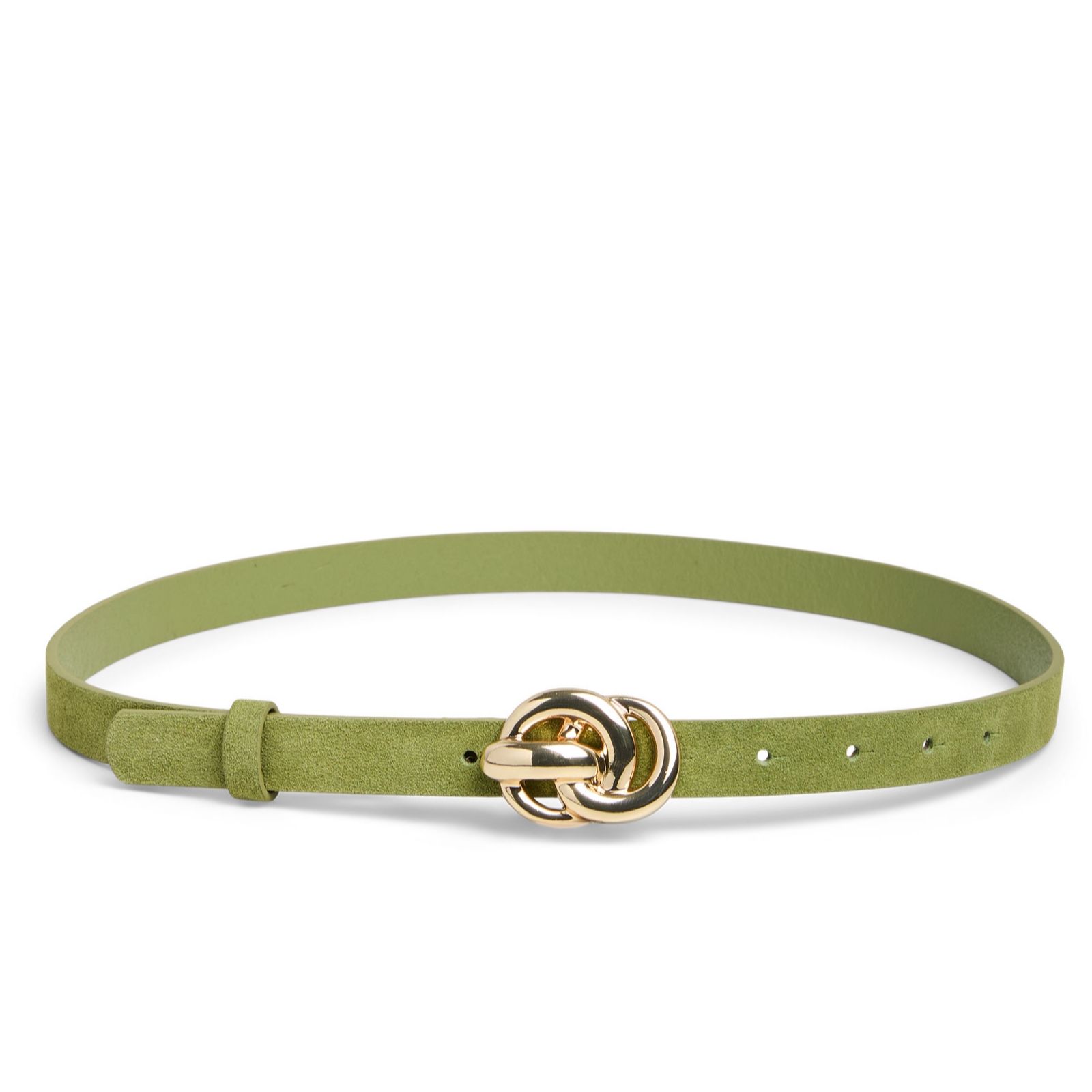 Pieces Ora Suede Knot Buckle Belt