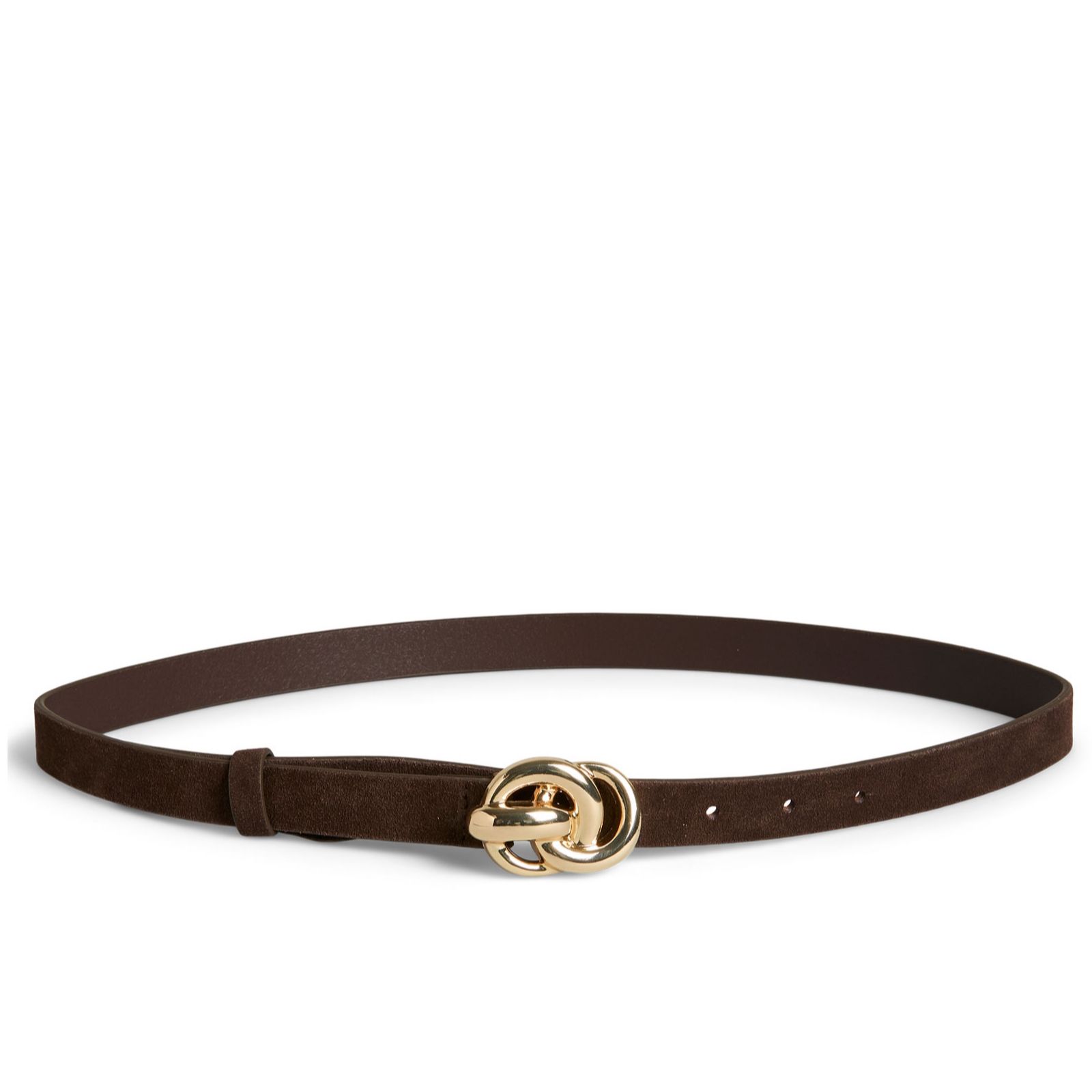 Pieces Ora Suede Knot Buckle Belt