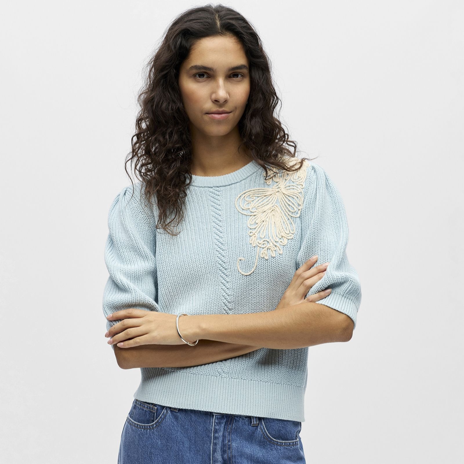 Object Star Embroidered Detail Knitted Jumper