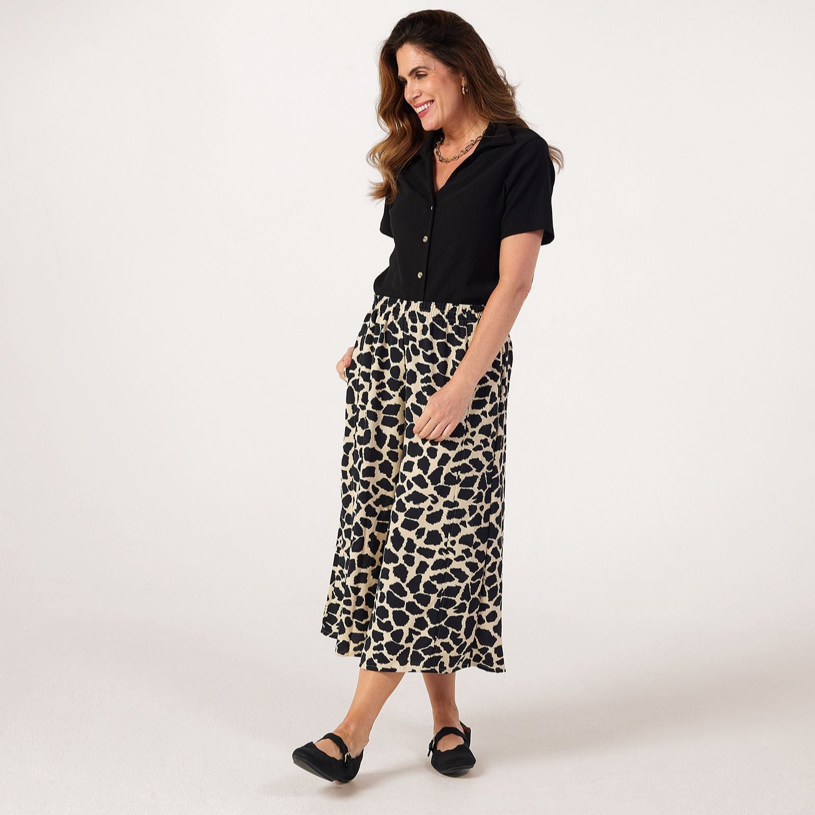 Kim & Co Printed Poplin Culottes