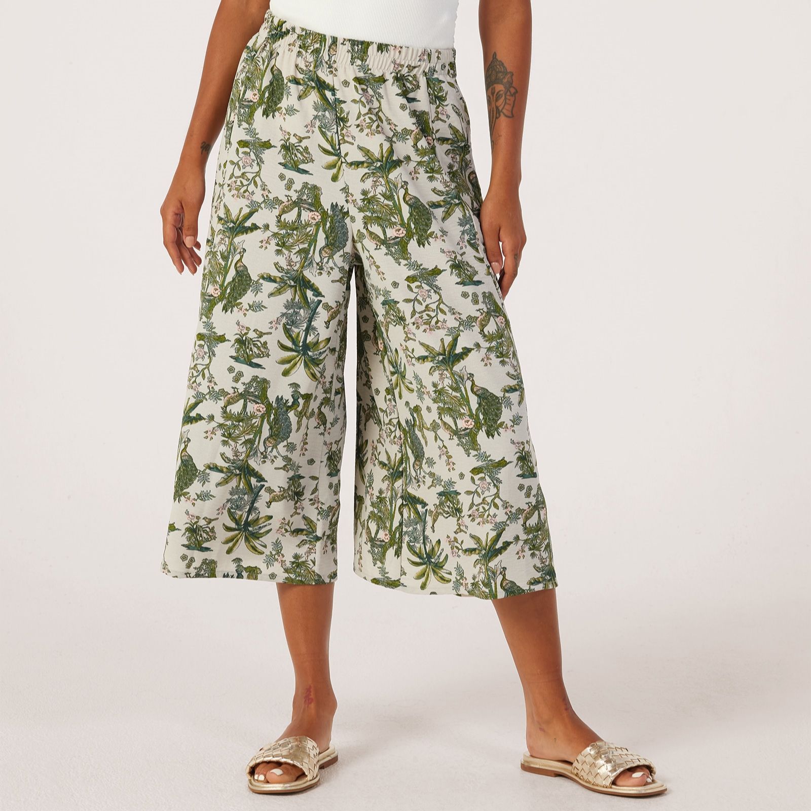 Kim & Co Printed Poplin Culottes