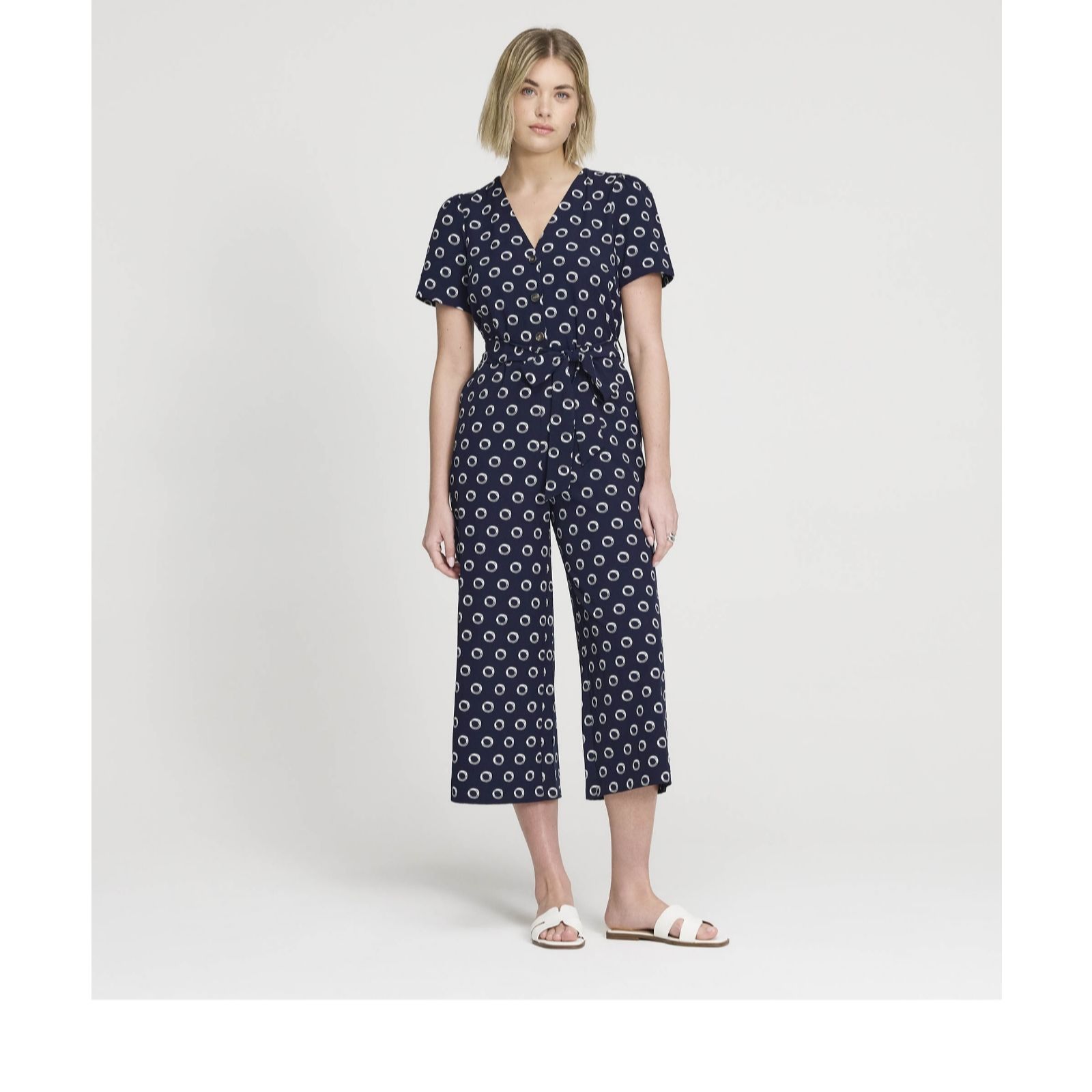 Finery London Uma Printed Jumpsuit Standard