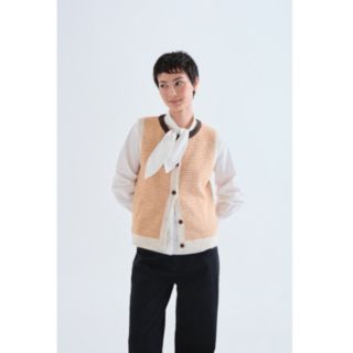 Compania Fantastica Striped Knit Vest