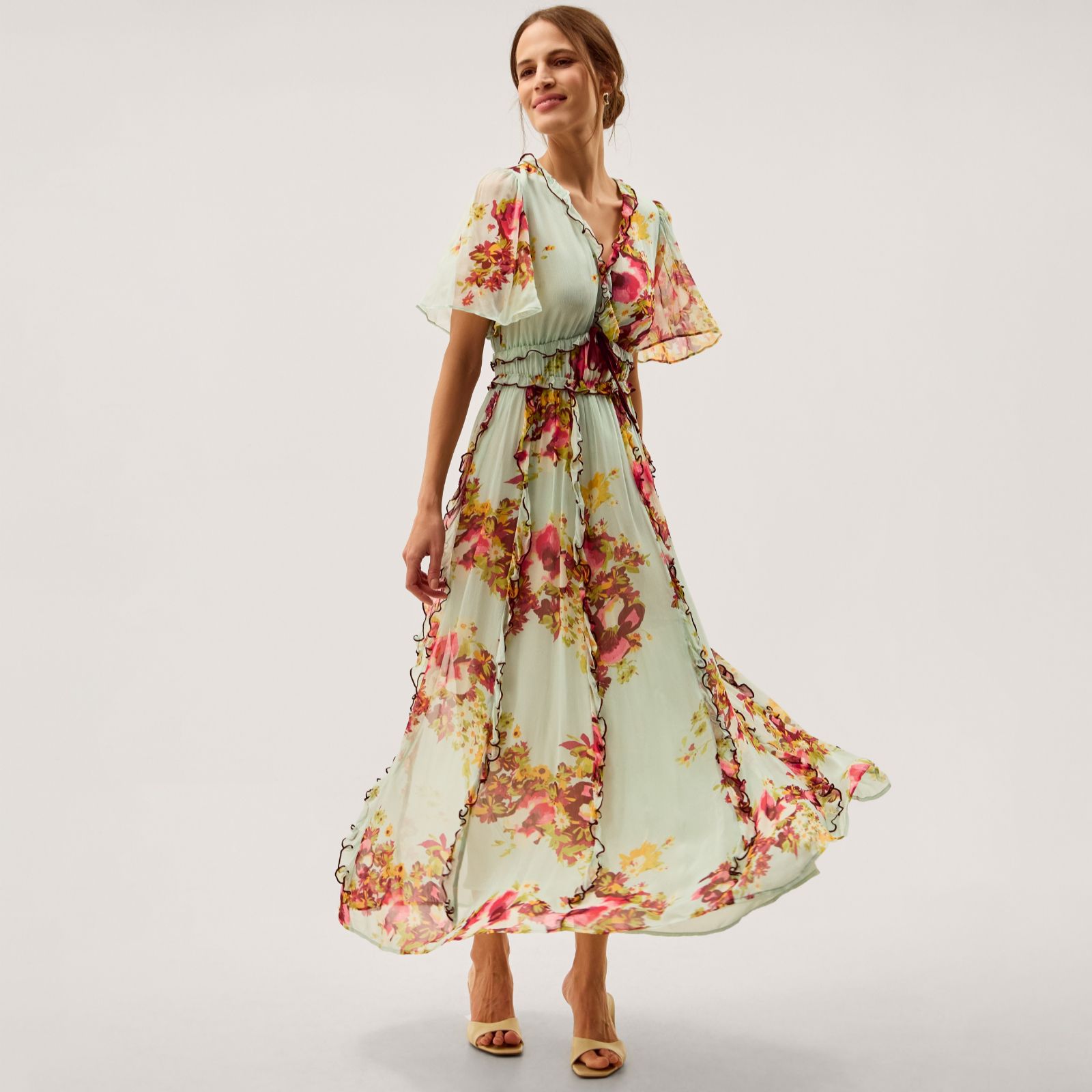 Monsoon Leila Print Dress