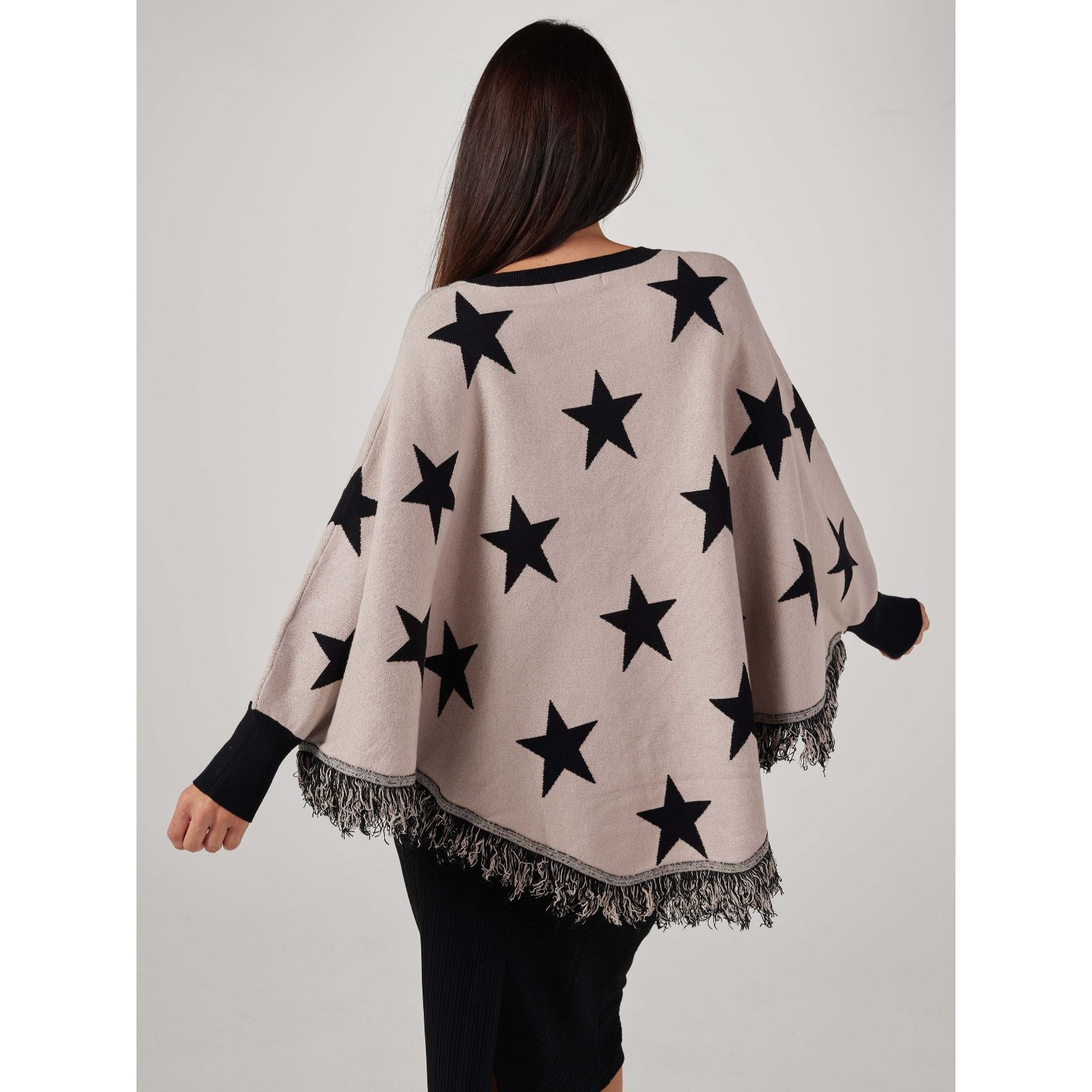 Poncho style hotsell jumper with sleeves