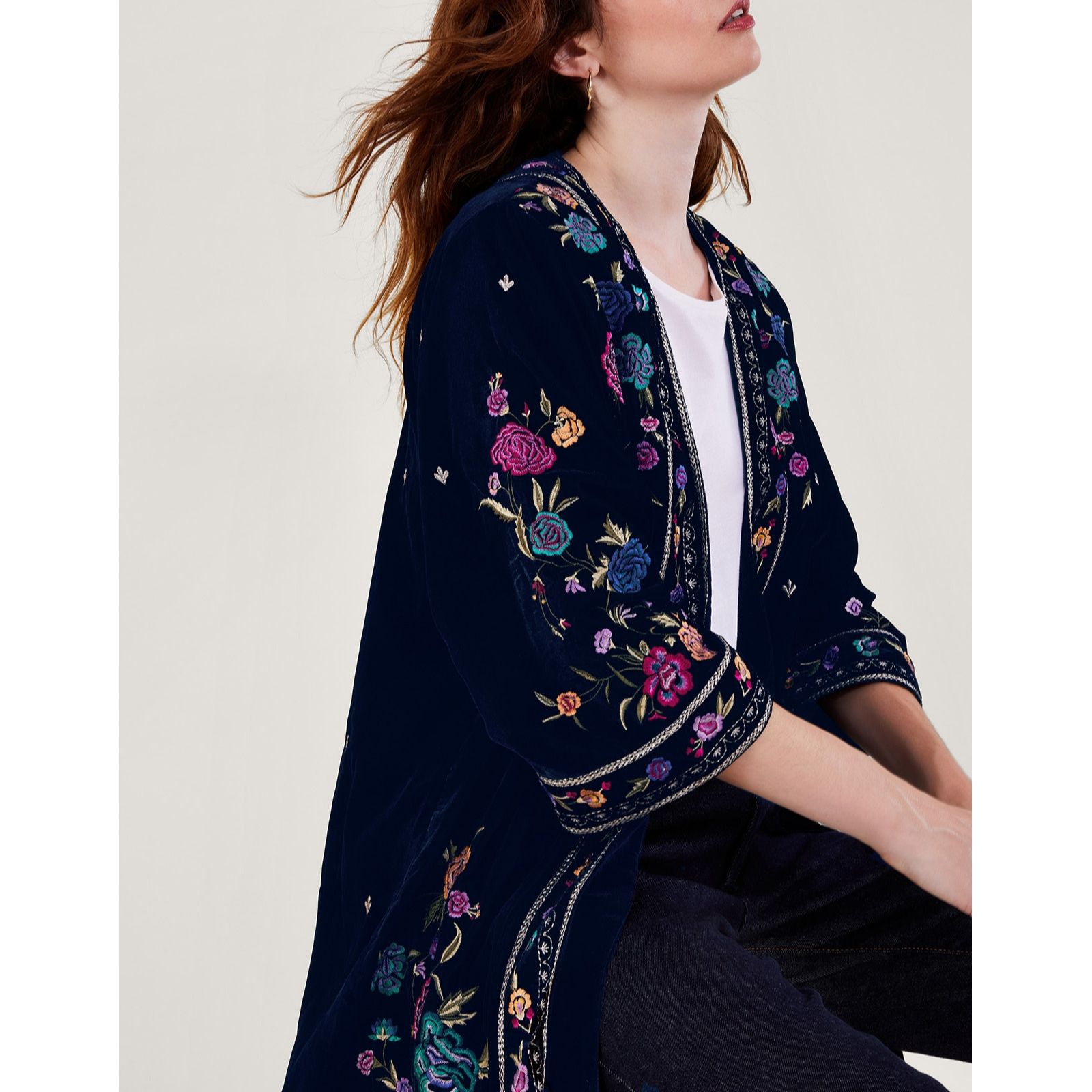 Zara embroidered kimono / - Gem