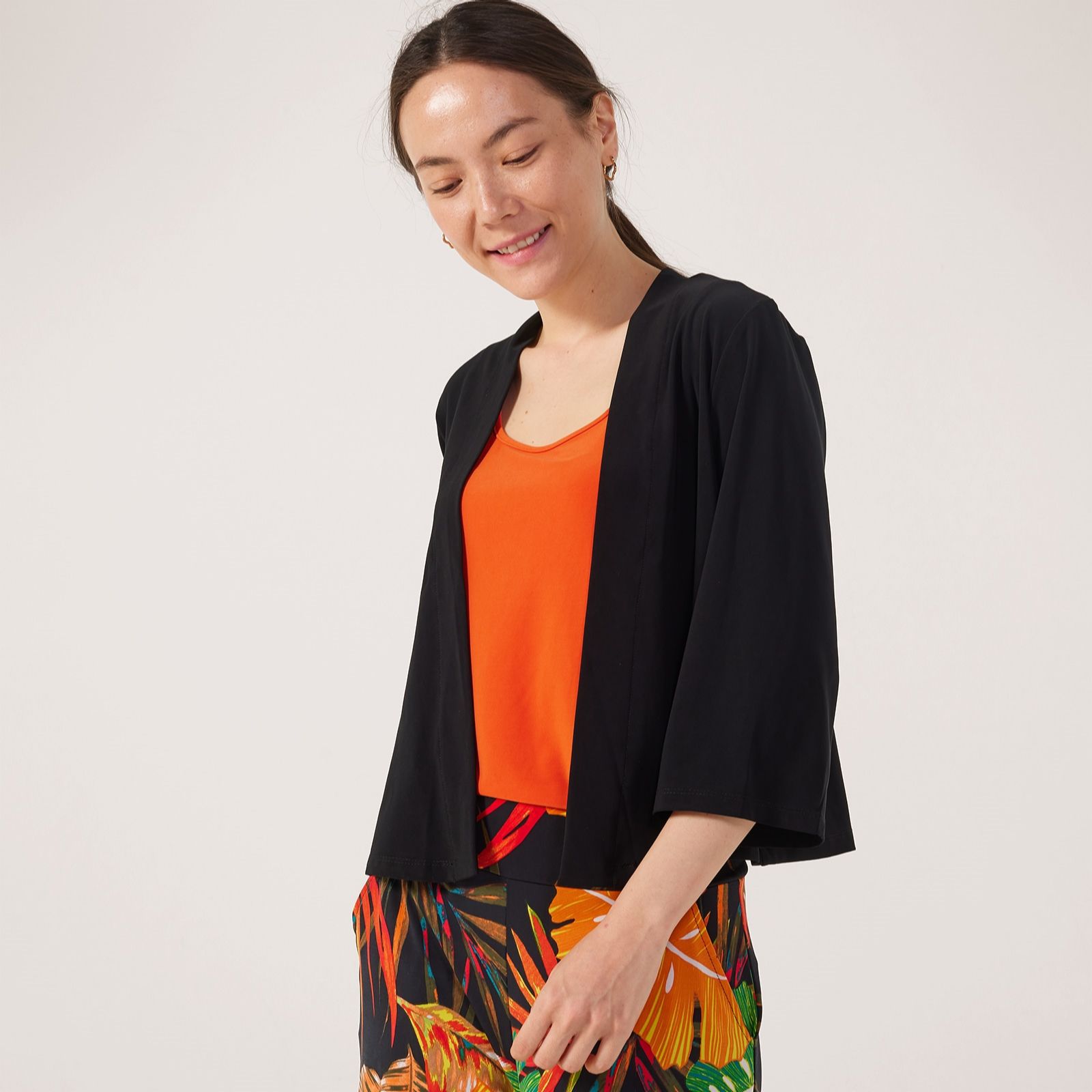 Kim & Co Deluxe Brazil Jersey 3/4 Sleeve Bolero