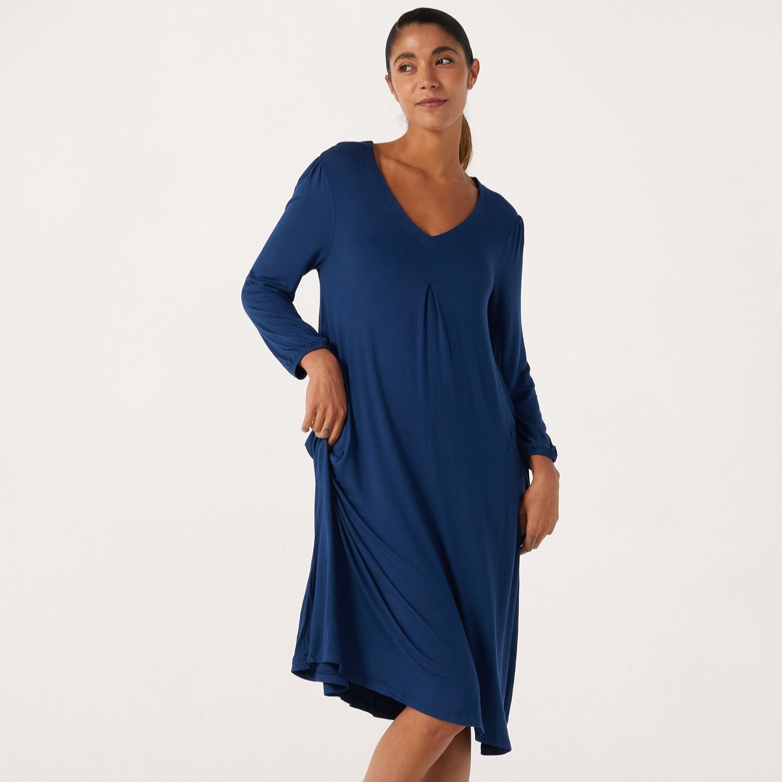 Cuddl Dudds Soft Stretch Lounge Dress