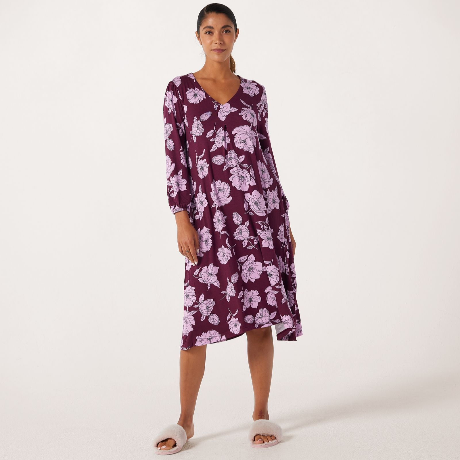 Cuddl Dudds Soft Stretch Lounge Dress