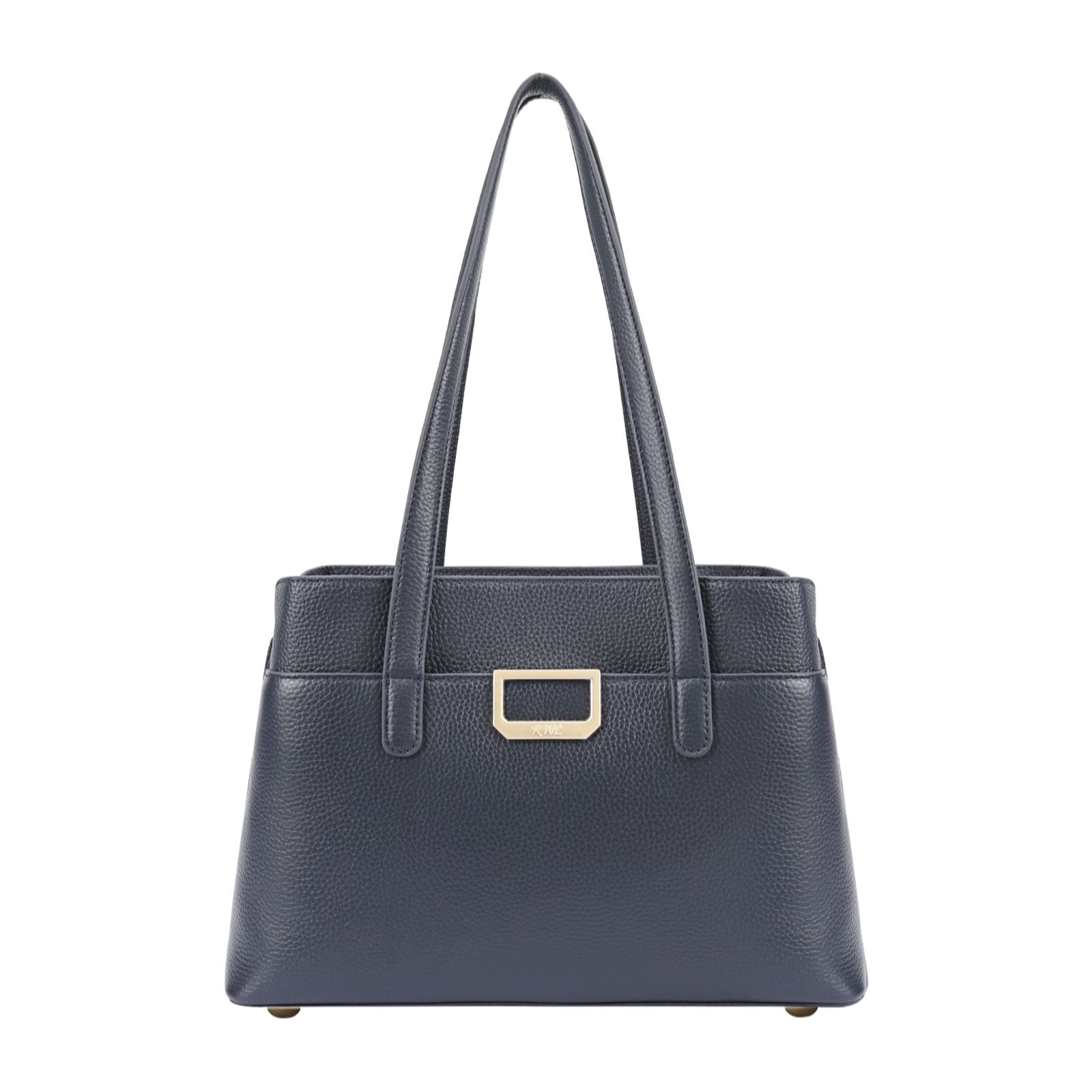 Ruth Langsford Leather Shoulder Bag with Front Pocket