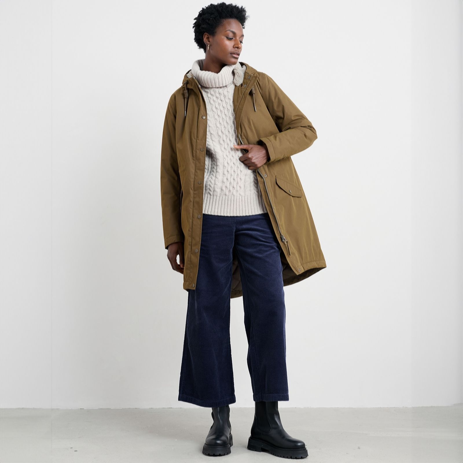 Seasalt Cornwall Plant Hunter Waterproof Coat Standard