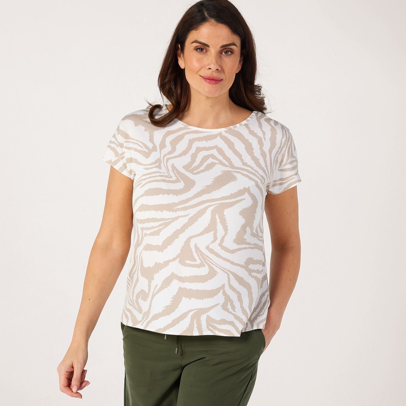 Kim & Co Printed Brazil Jersey Masha Top
