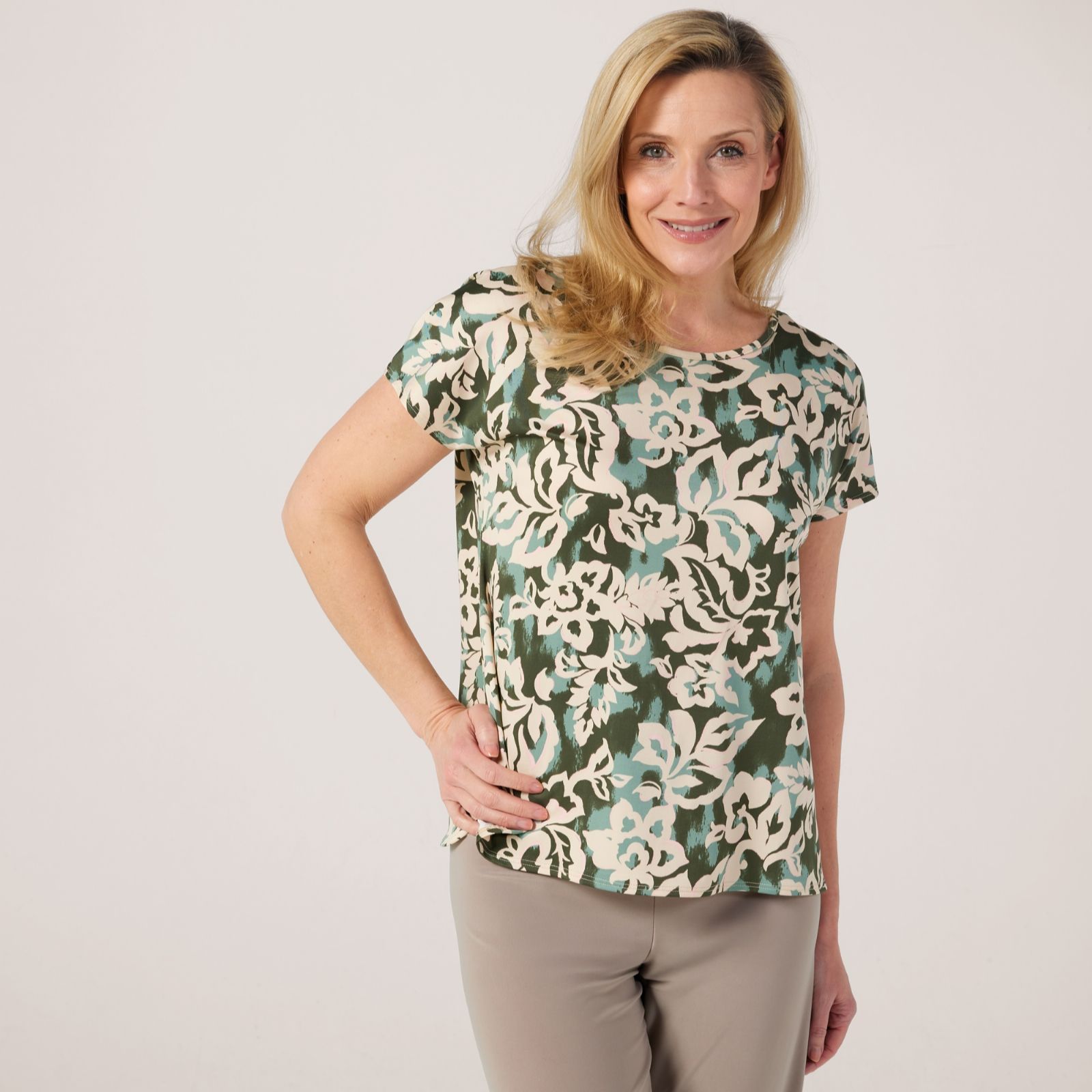 Kim & Co Printed Brazil Jersey Masha Top
