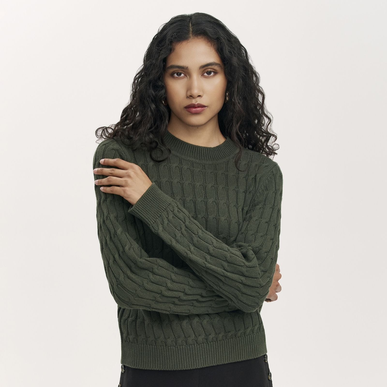 Finery London Frida Pointelle Knitted Jumper