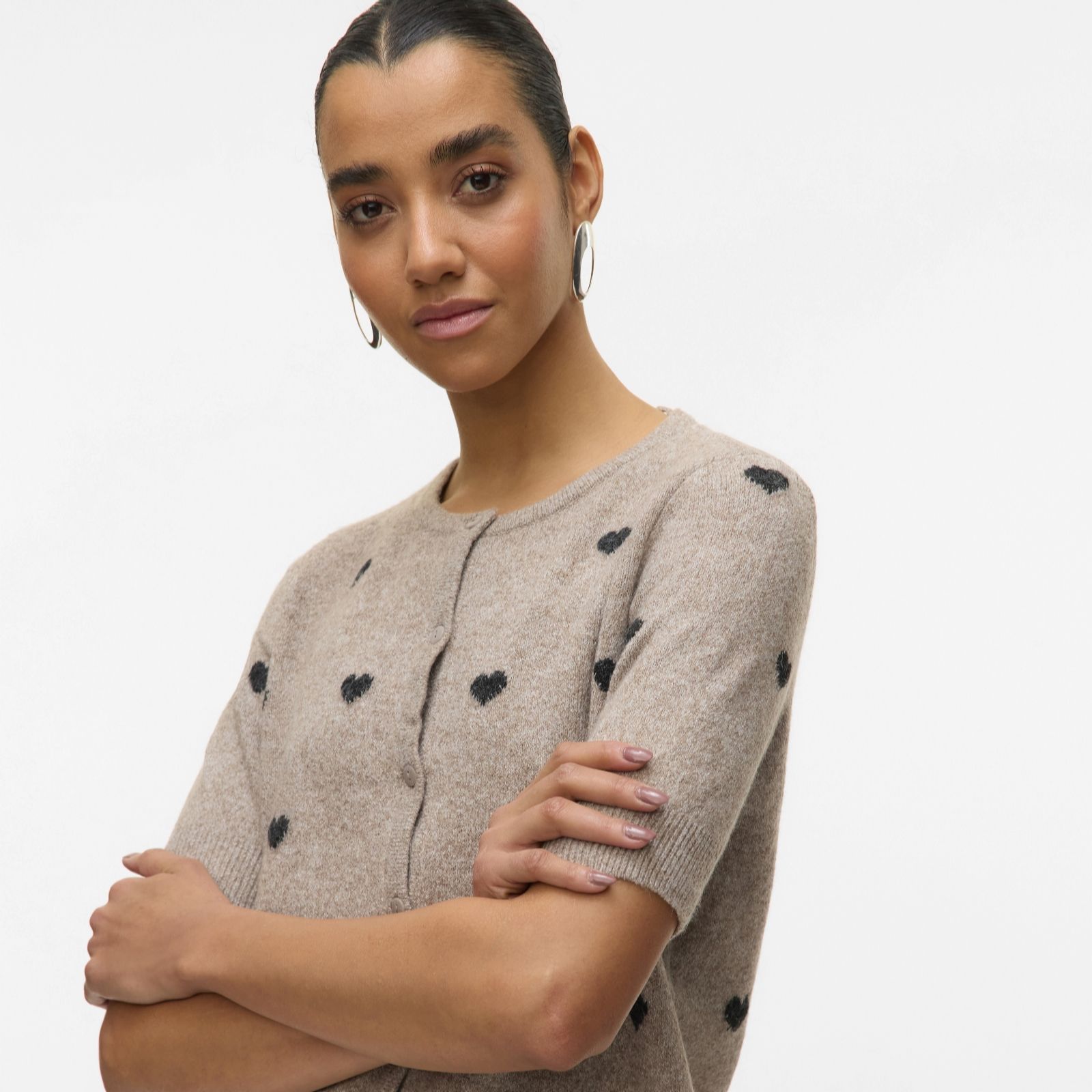 Vero Moda Doffy Heart Detail Cardigan