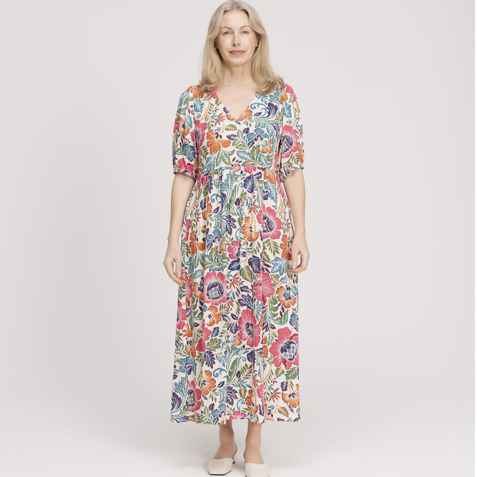Finery London Logan Printed Midi Dress