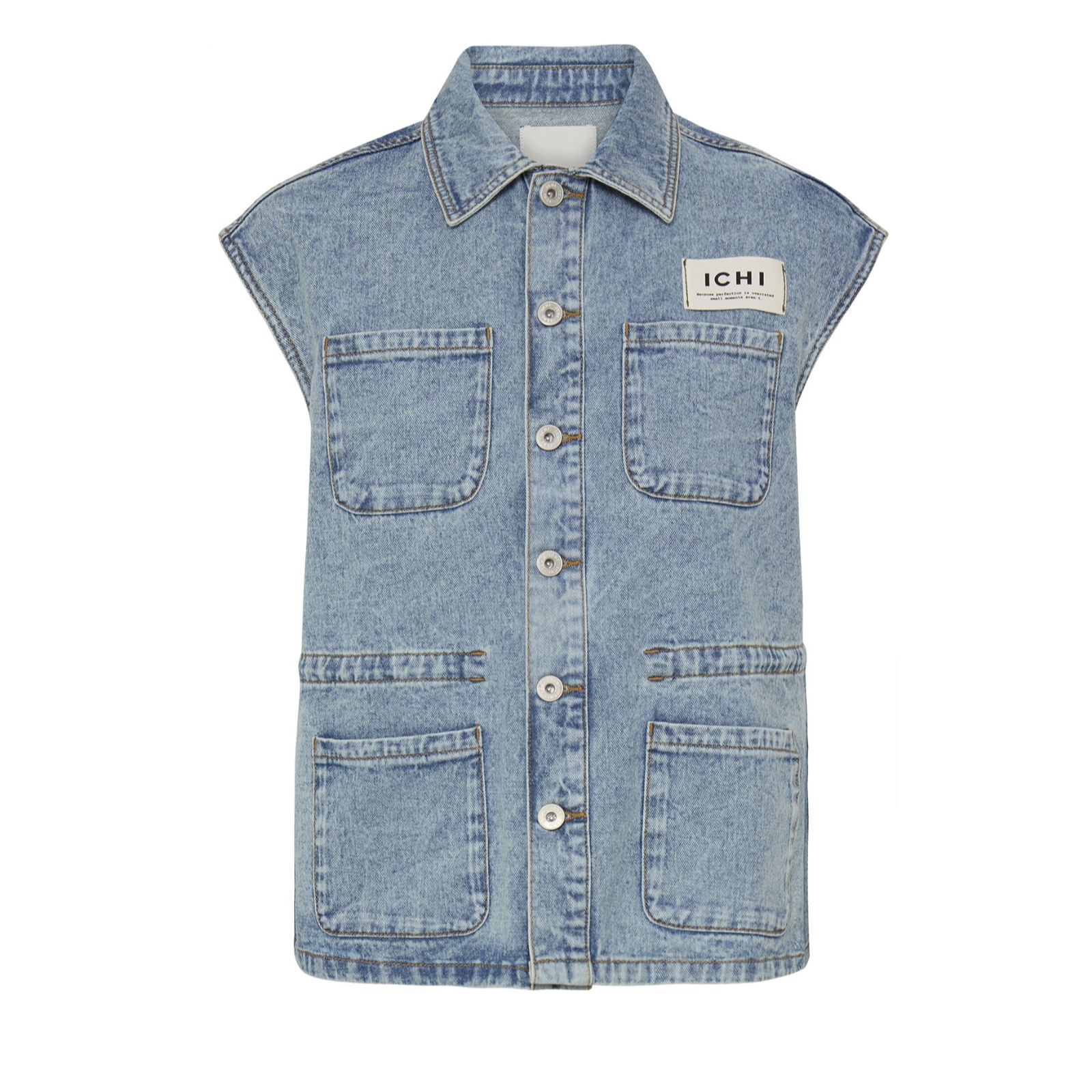 ICI Mandy Denim Waistcoat