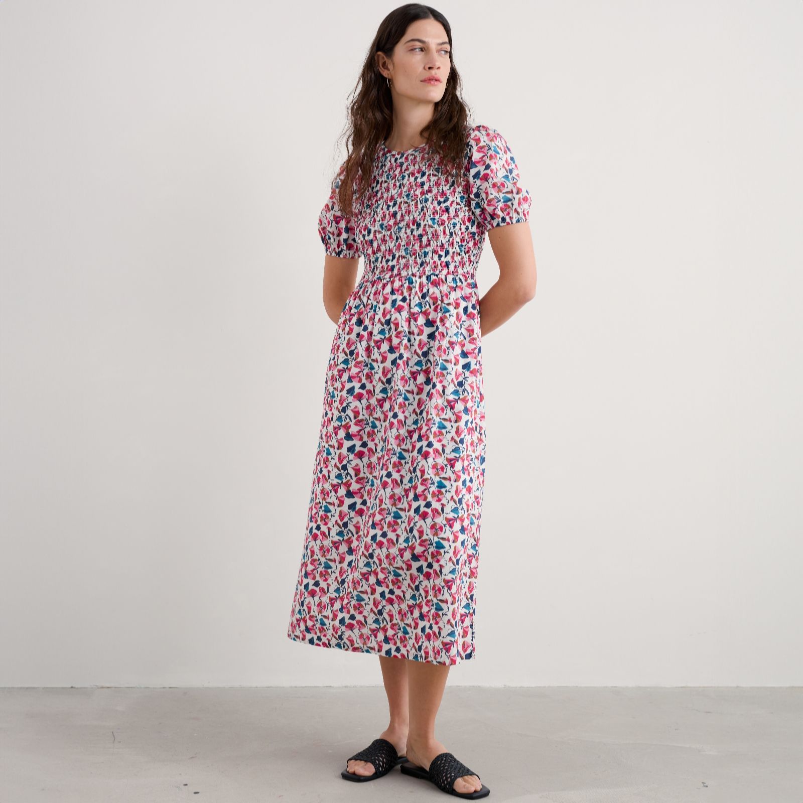 Seasalt Cornwall Short Sleeve Meadowsweet Dress