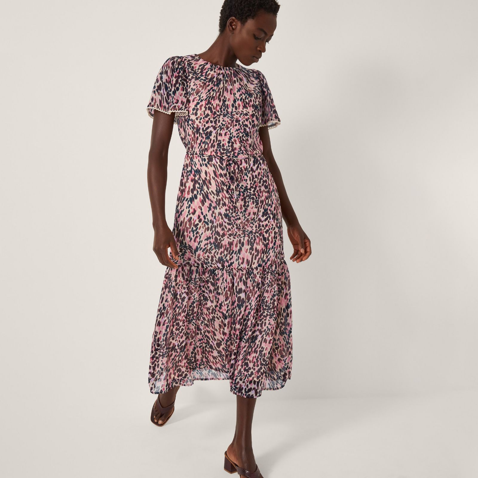 Monsoon Sisi Animal Print Dress