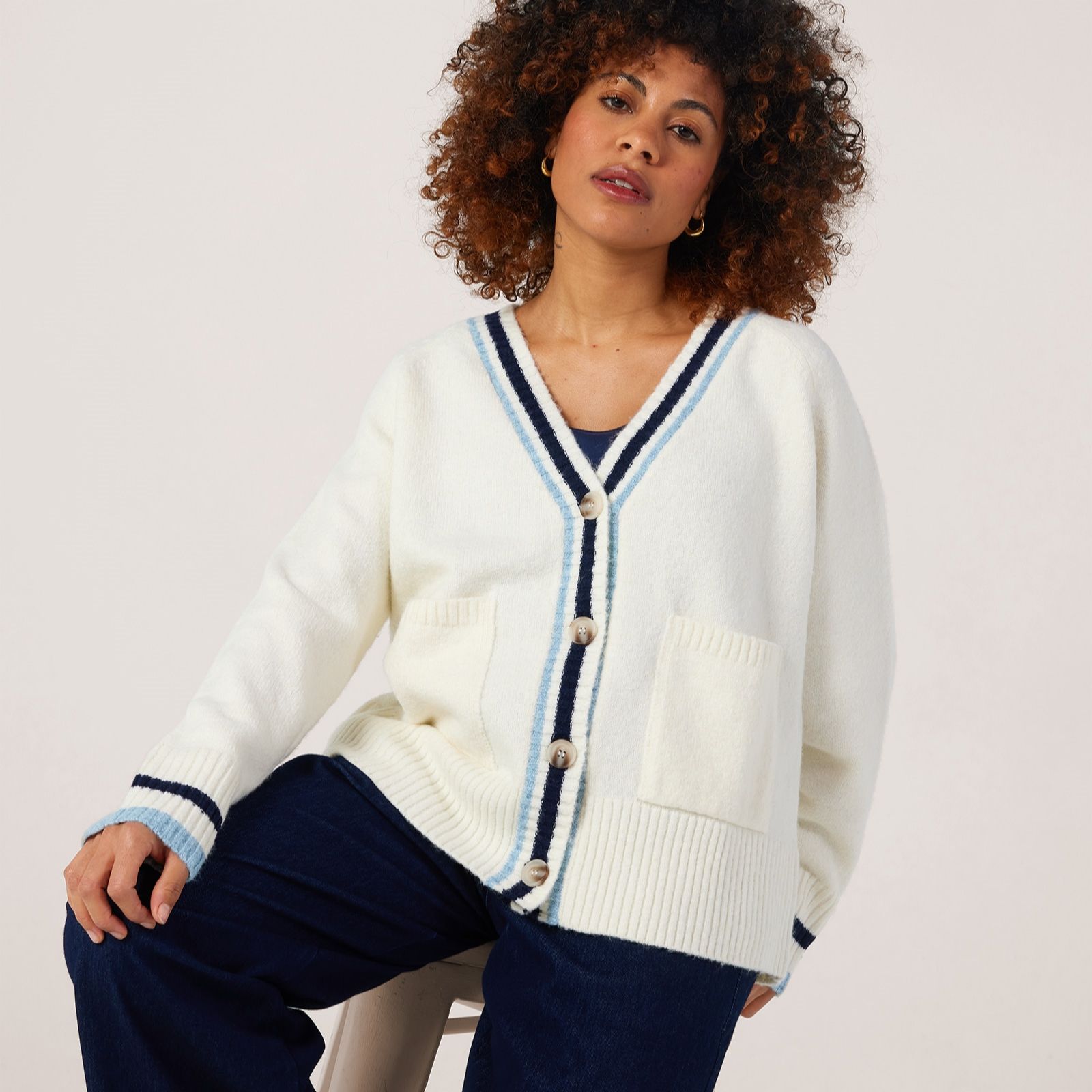 Denim & Co. Cricket Cardigan