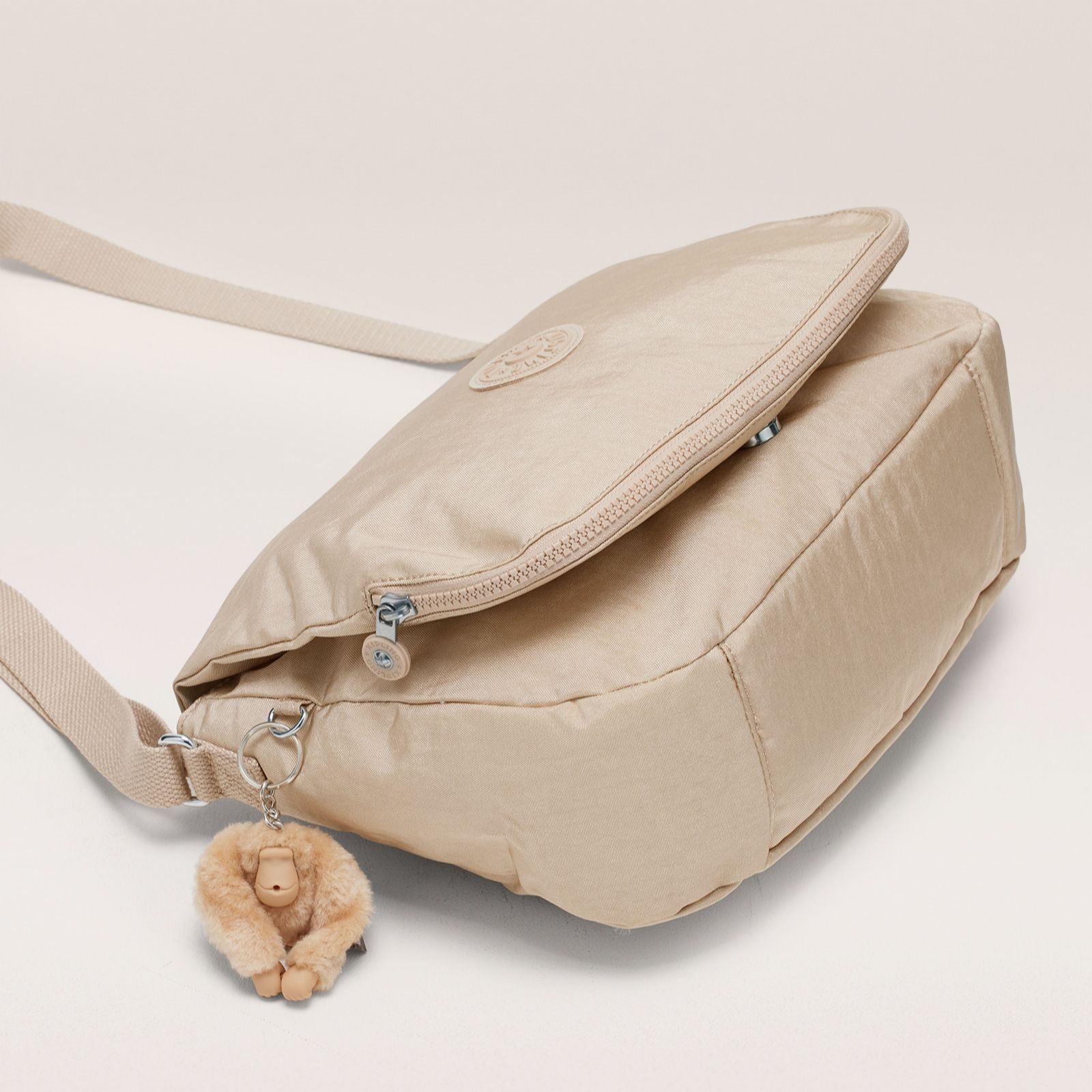 Sac Bandoulière Femme Kipling Earthbeat M - Compartiments Organisés, Poche Zippée, Bandoulière Ajustable