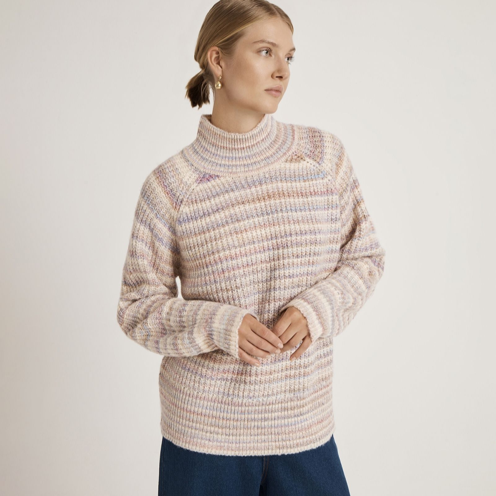 Finery London Helen Multi Stripe Knitted Jumper