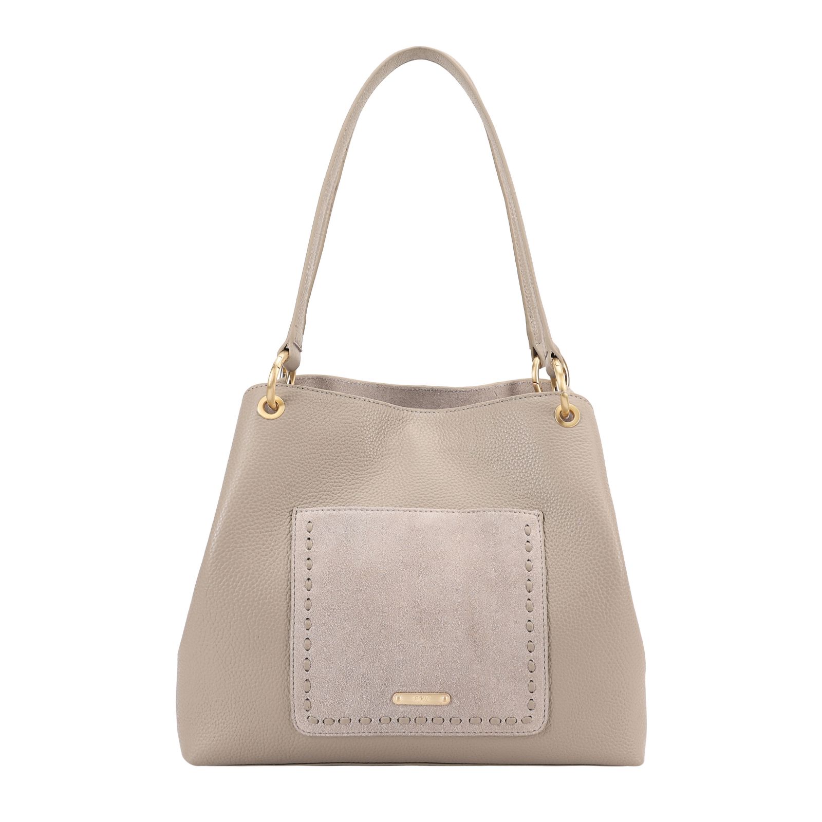 Ruth Langsford Suede Pocket Shoulder Bag