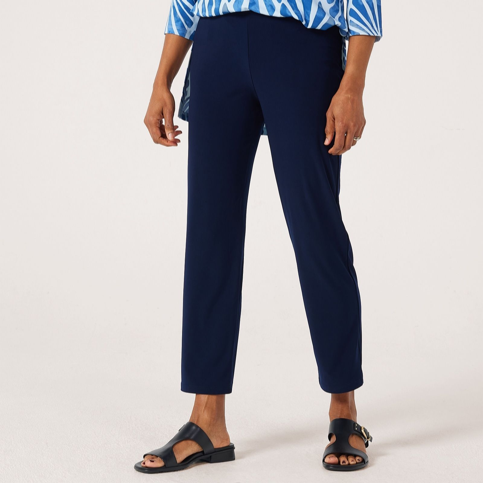 Kim & Co Deluxe Brazil Jersey Ankle Length Narrow Leg Standard Trousers