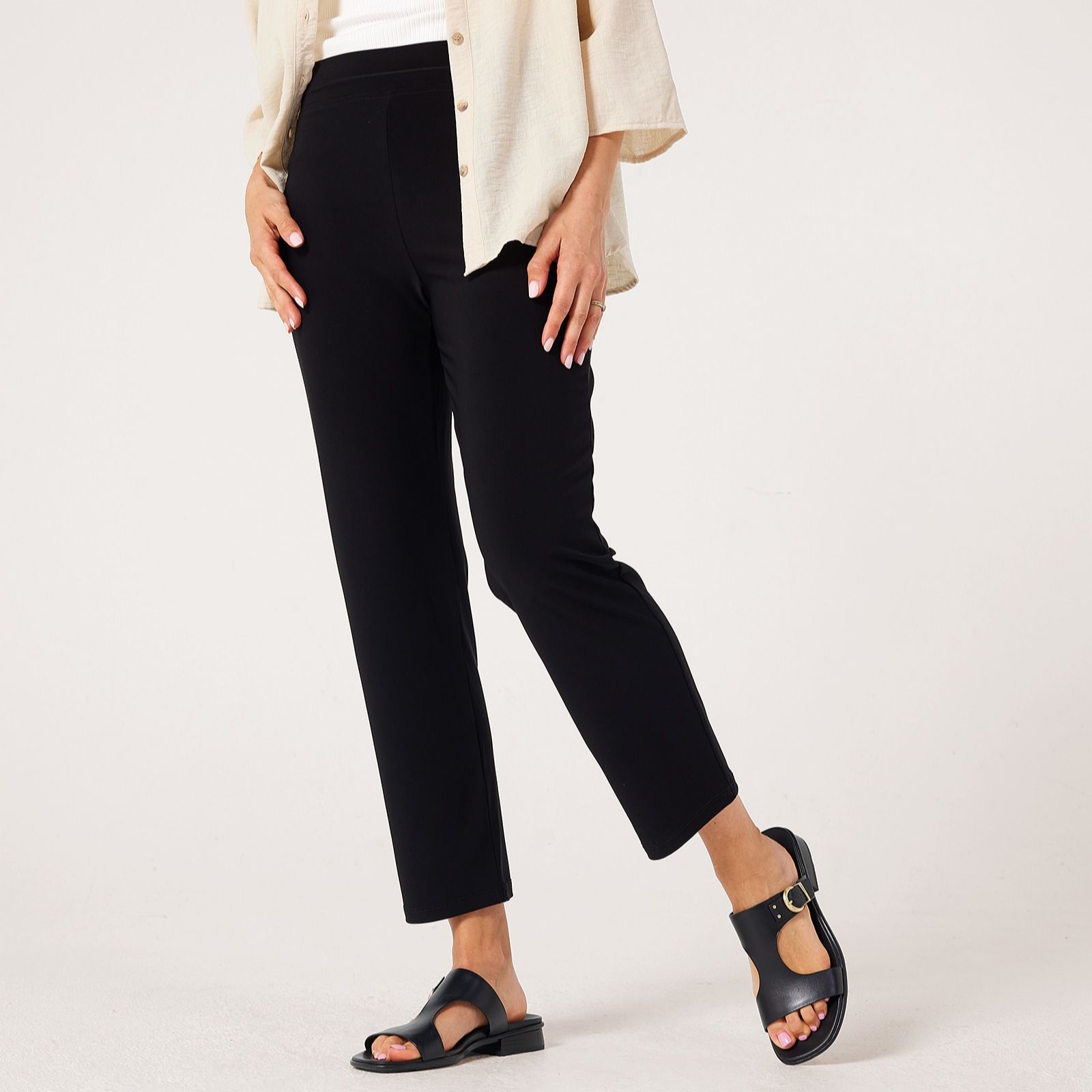 Kim & Co Deluxe Brazil Jersey Ankle Length Narrow Leg Standard Trousers