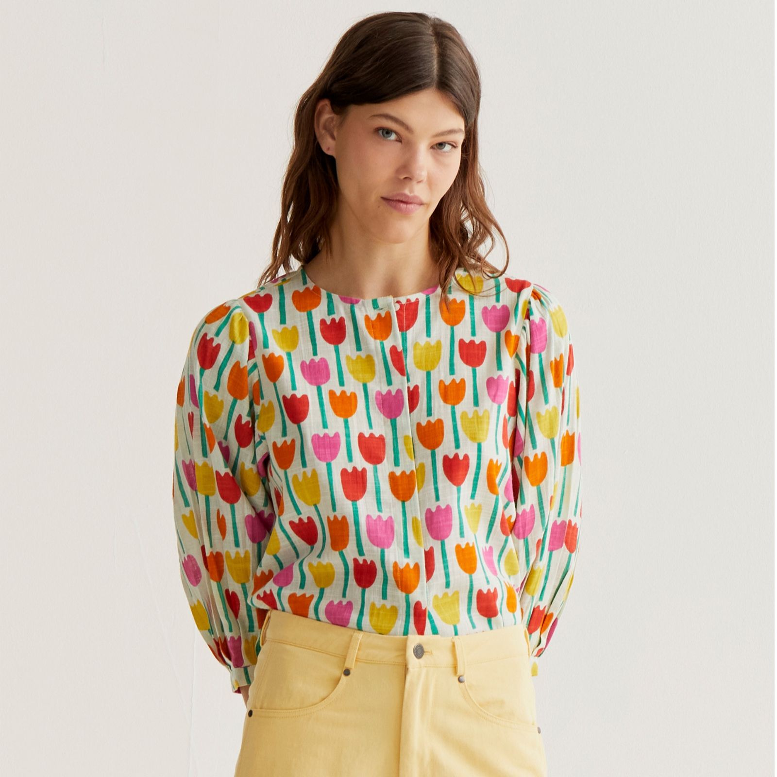 Compania Fantastica Printed Blouse