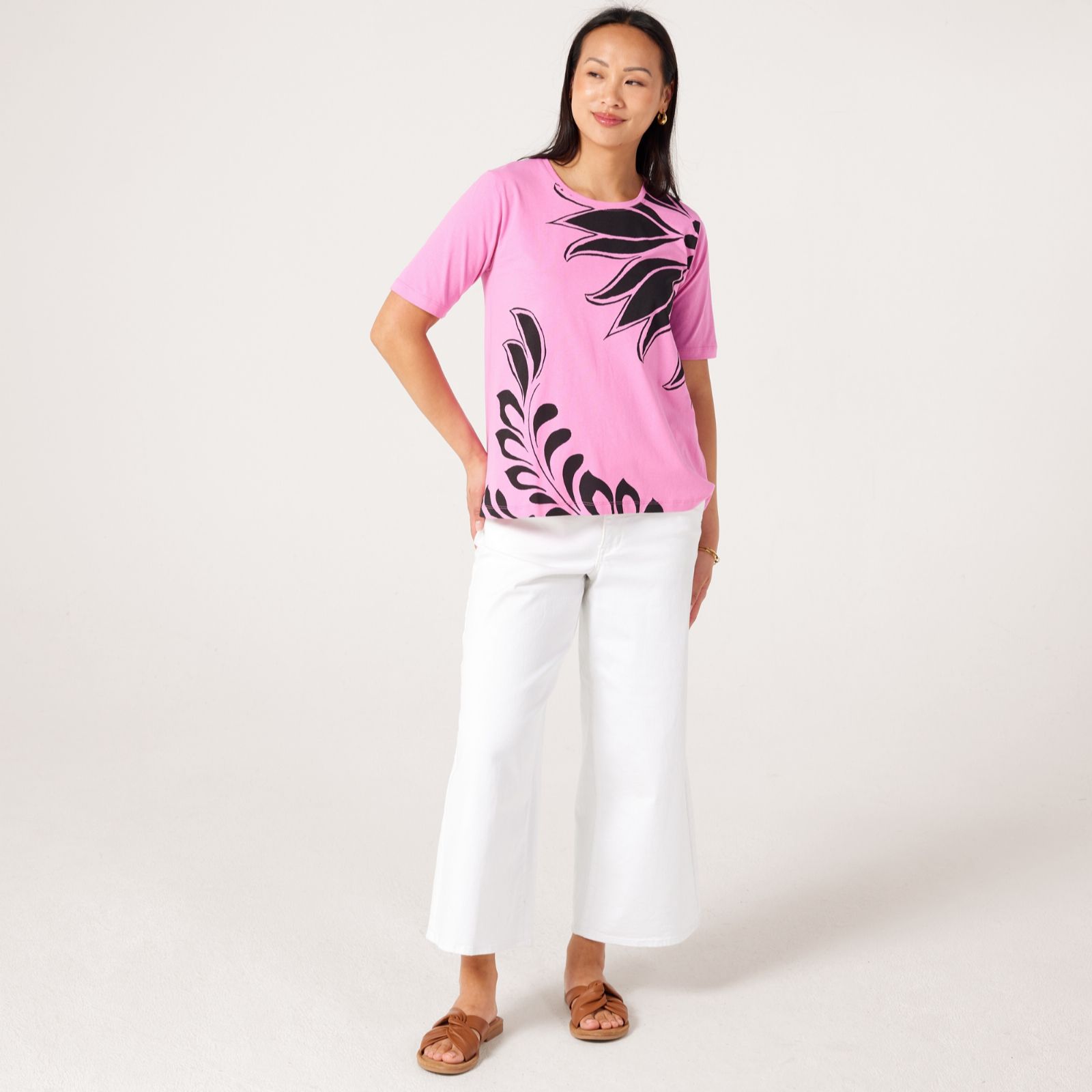 Masai Copenhagen Floral Print Jersey T Shirt