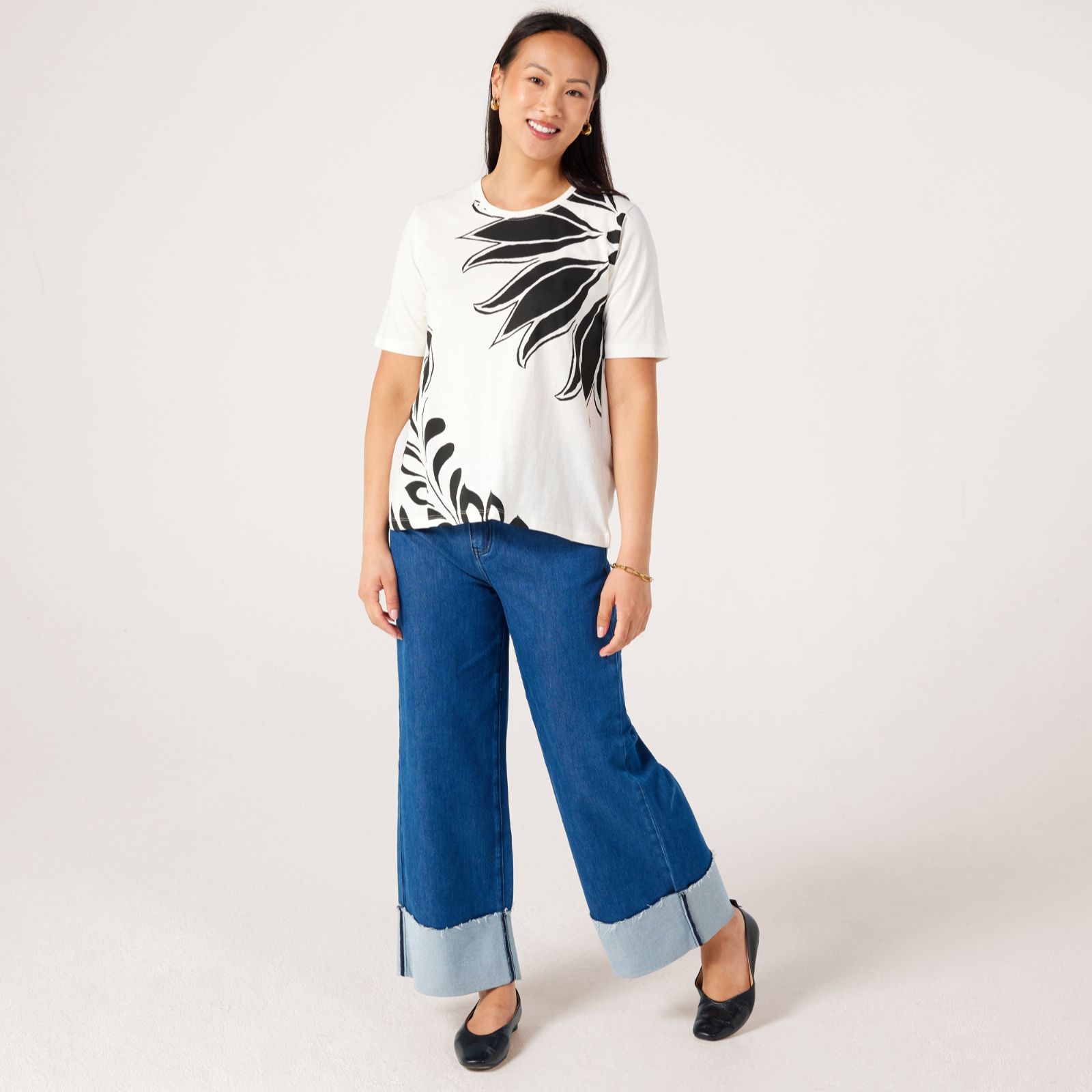 Masai Copenhagen Floral Print Jersey T Shirt