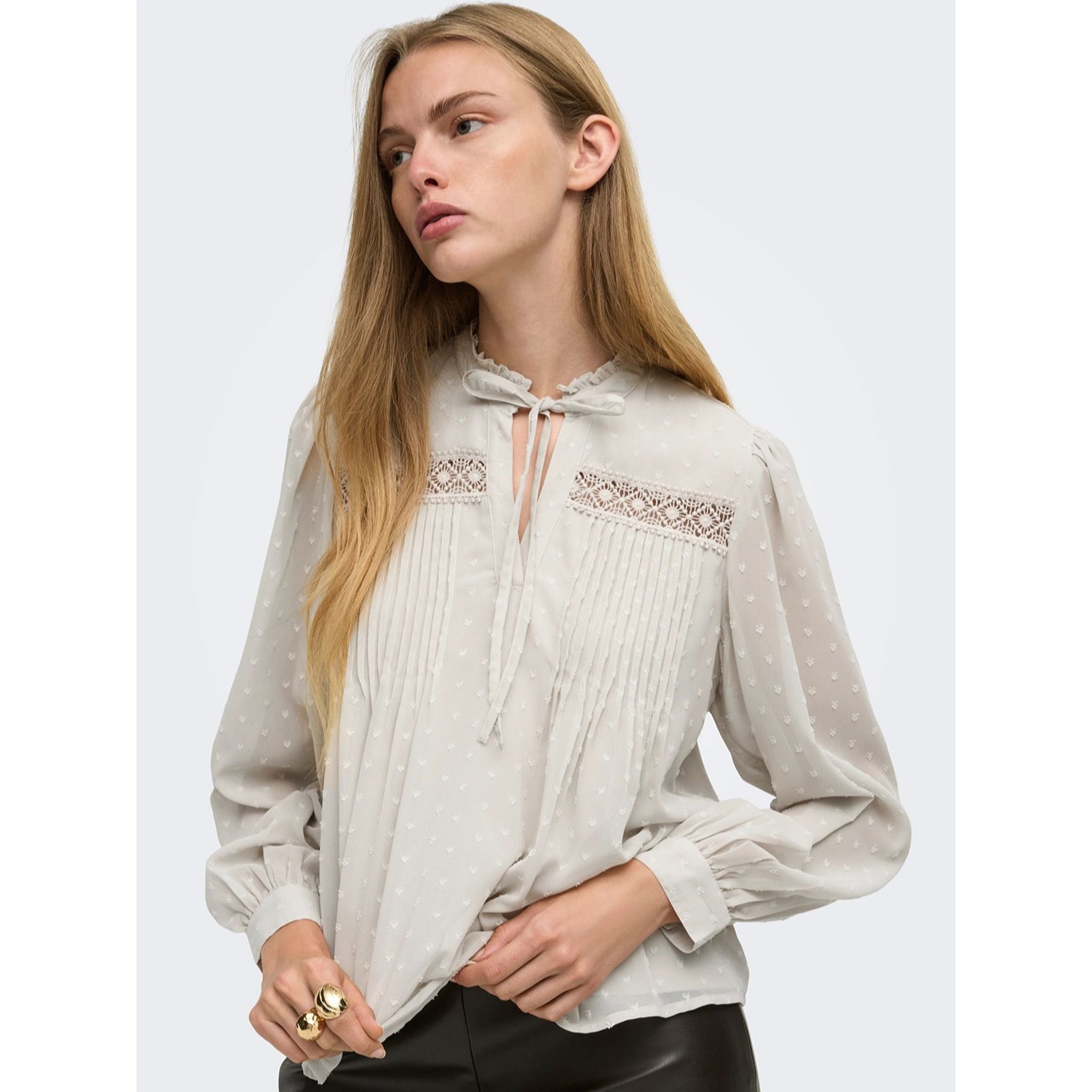 Only Madonna Lace Detail Blouse
