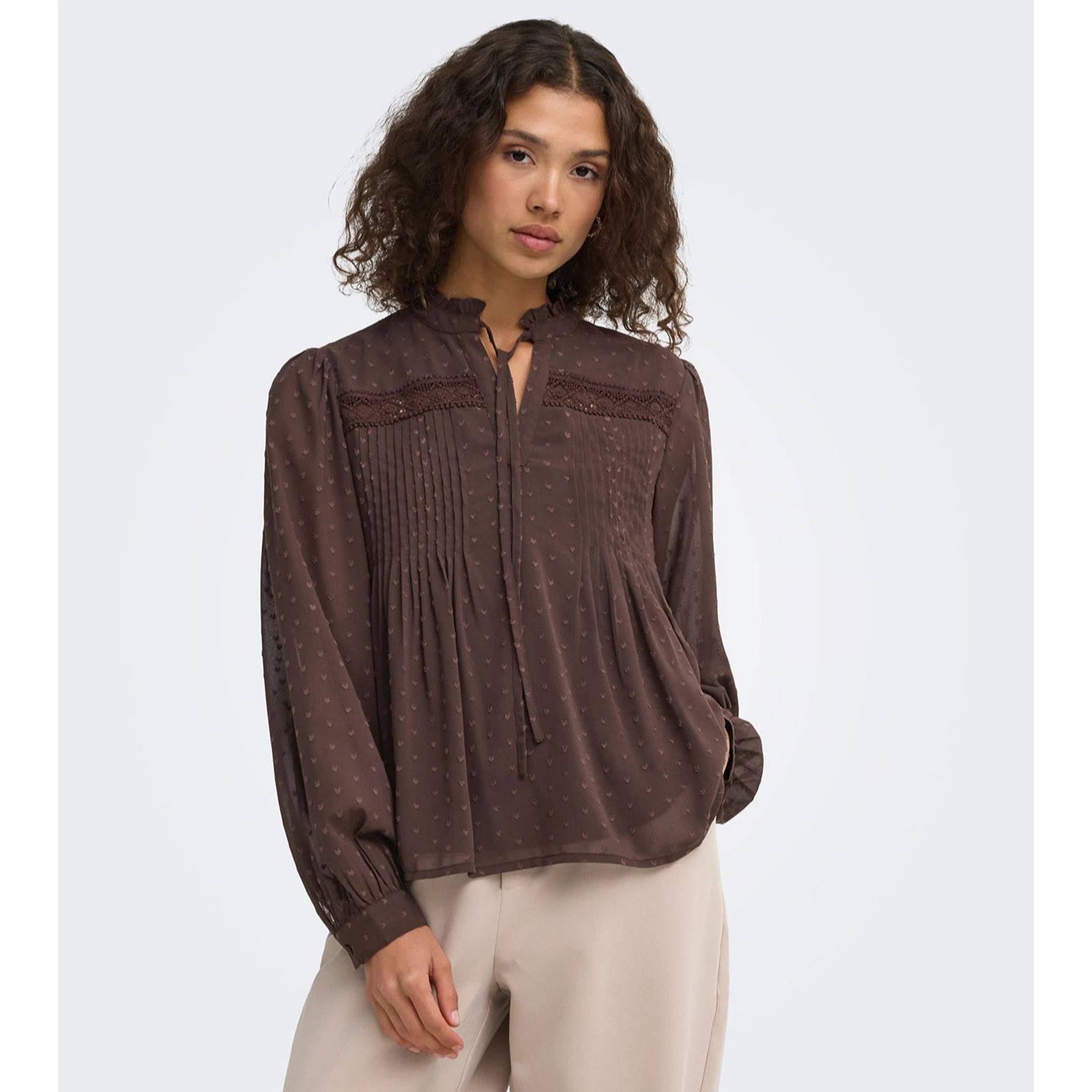Only Madonna Lace Detail Blouse
