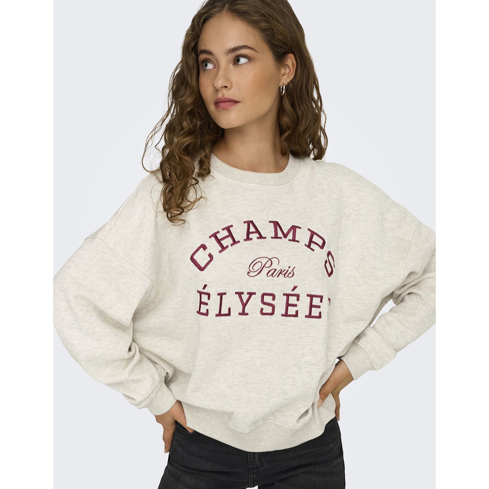 JDY Mesa Embroidered Sweatshirt