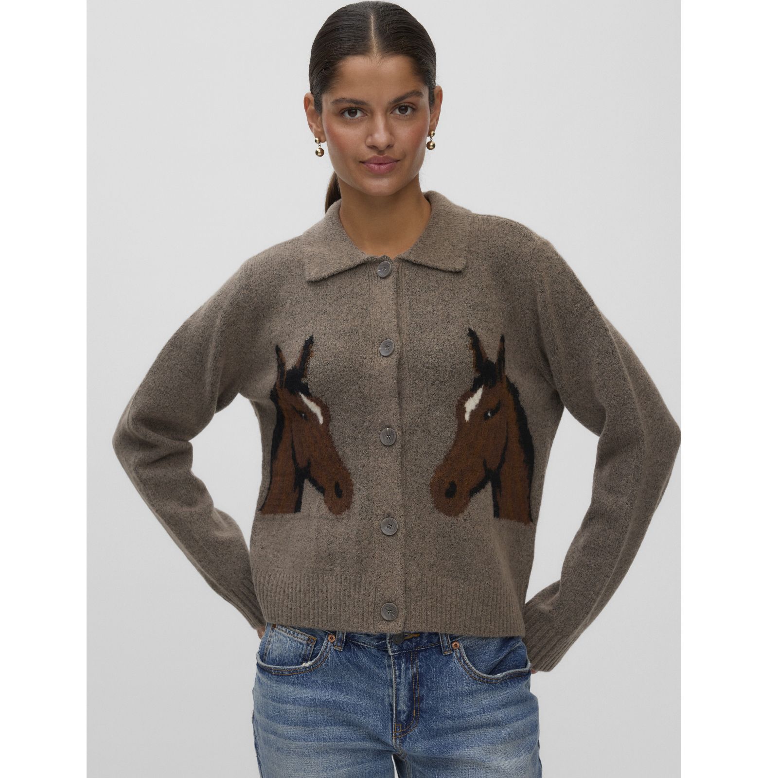 Vero Moda Cavallo Collar Detail Cardigan