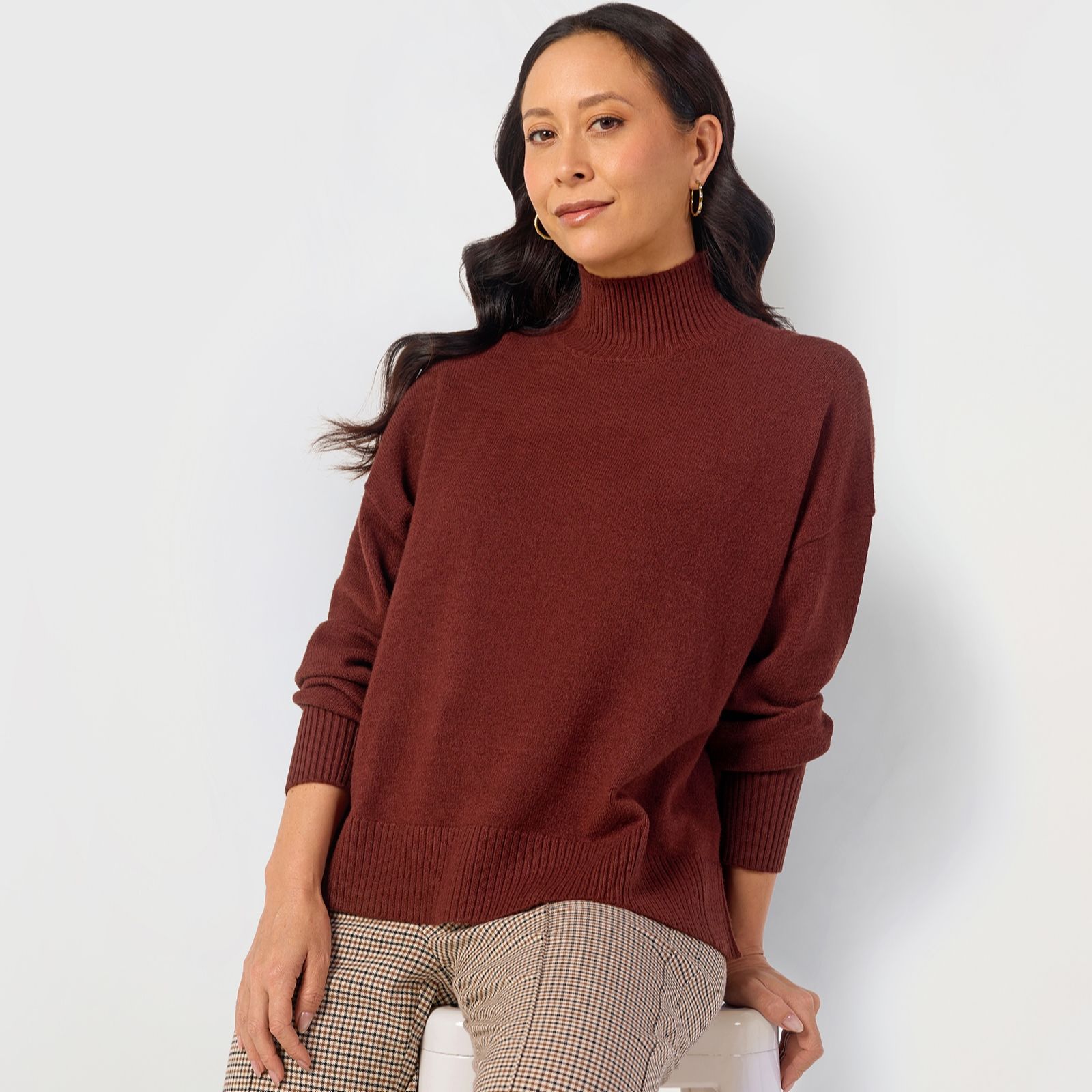 ELLE Get The Look High Neck Jumper