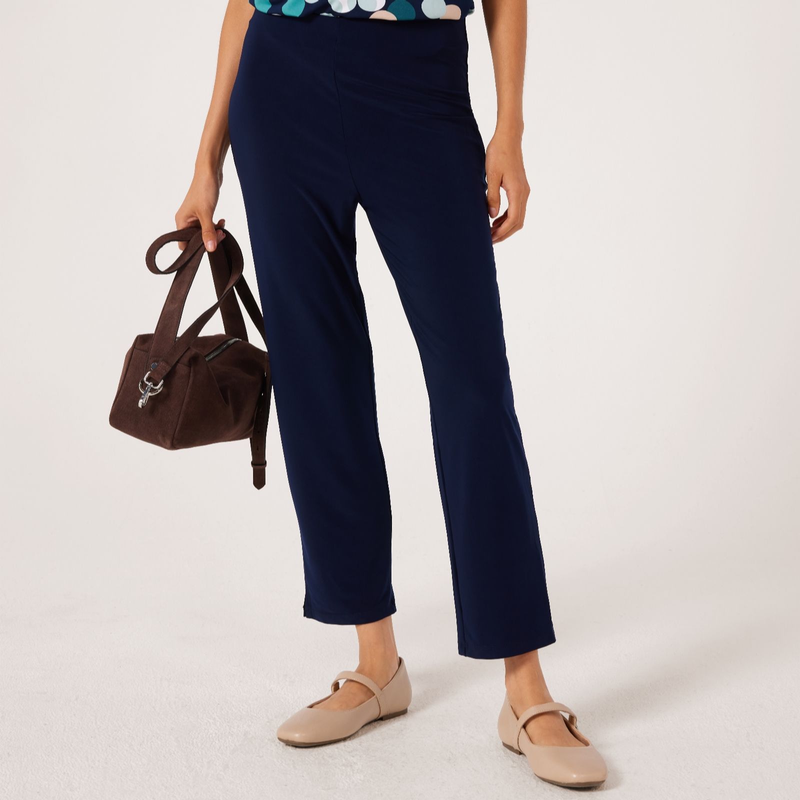 Kim & Co Deluxe Brazil Jersey Kara Ankle Length Narrow Leg Standard Trousers