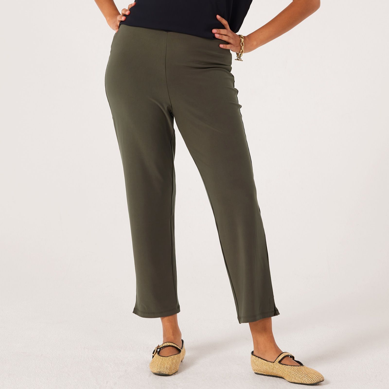 Kim & Co Deluxe Brazil Jersey Kara Ankle Length Narrow Leg Standard Trousers