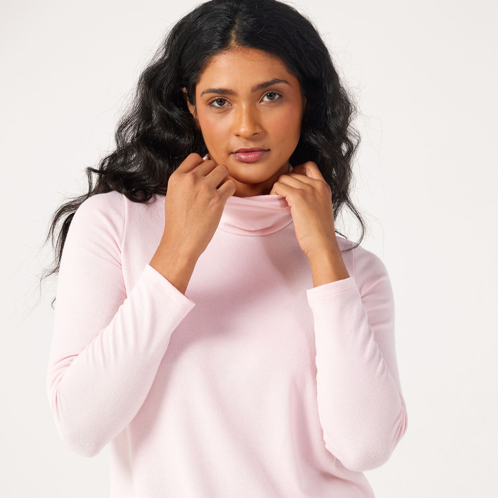 Kim & Co Soft Touch Roll Neck Long Sleeve Tunic