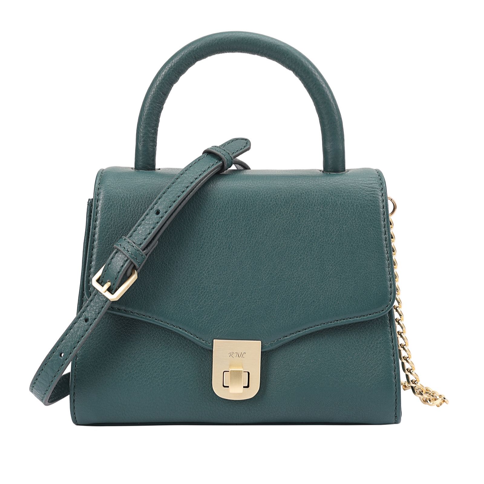 Ruth Langsford Leather Convertible Flap-Over Cross-Body Bag