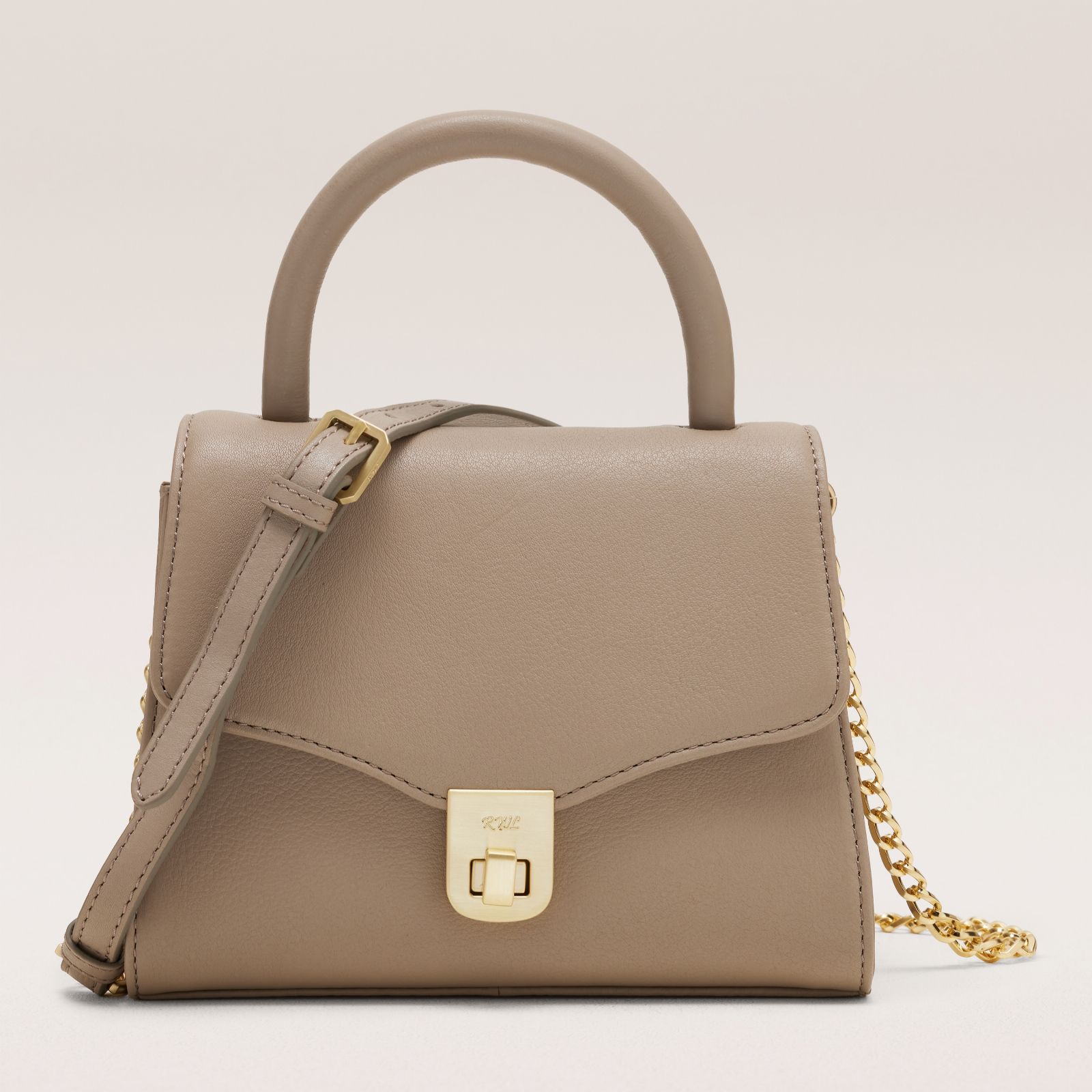 Ruth Langsford Leather Convertible Flap-Over Cross-Body Bag