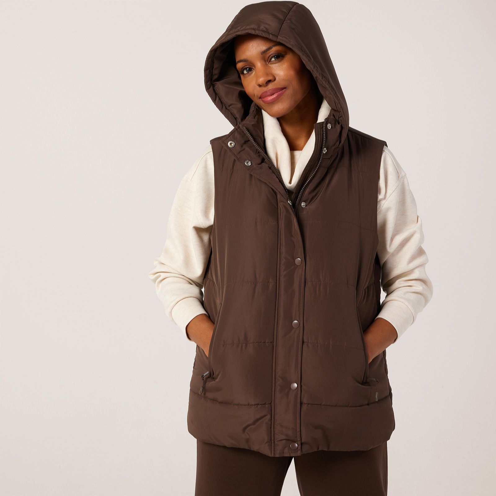 Denim & Co. Padded Gilet