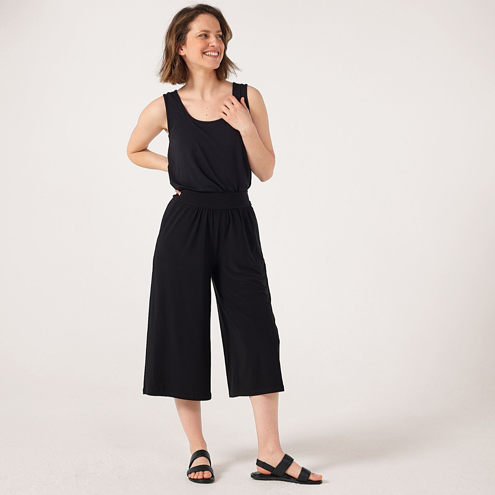 Kim & Co Deluxe Brazil Jersey Gaucho Petite Trousers