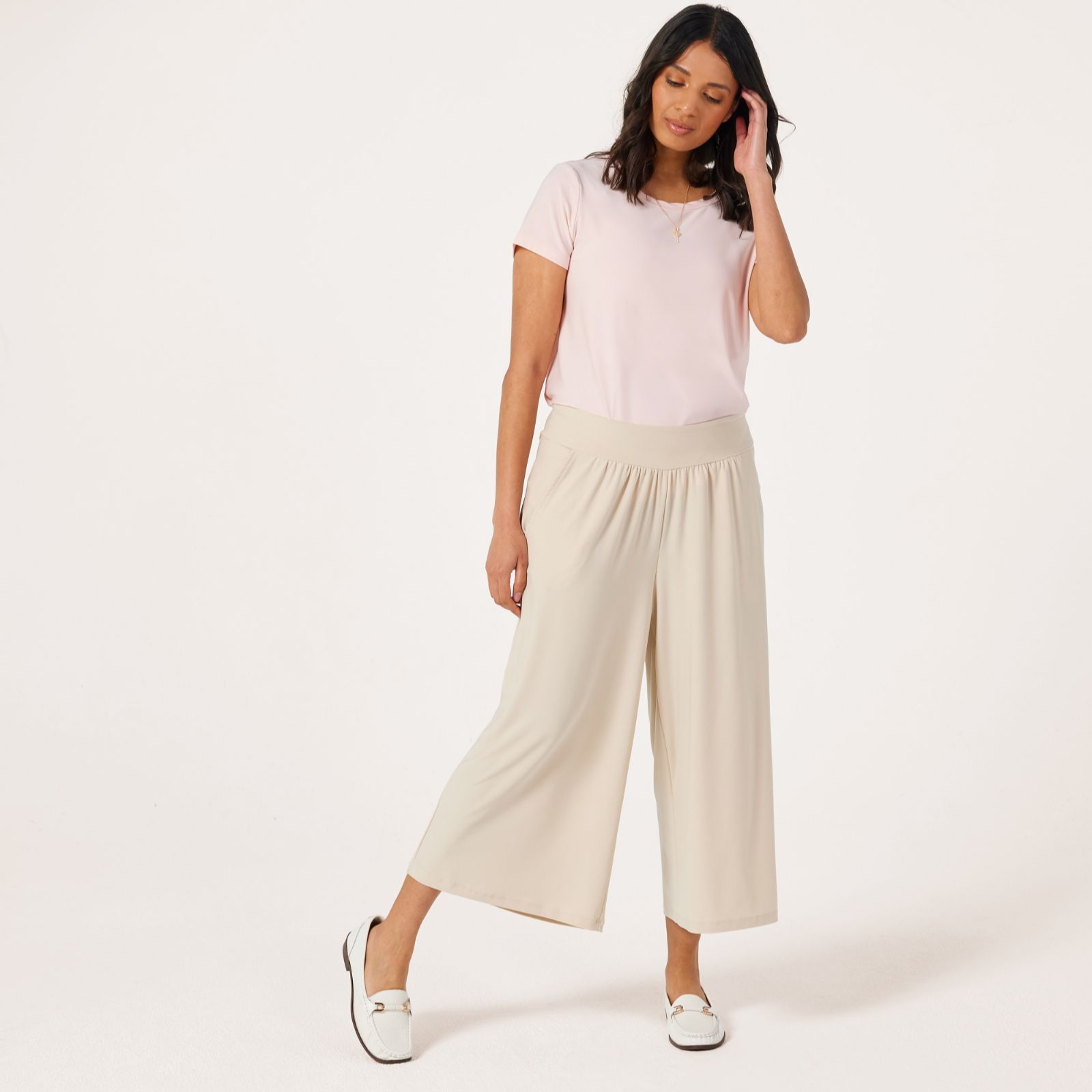 Kim & Co Deluxe Brazil Jersey Gaucho Petite Trousers