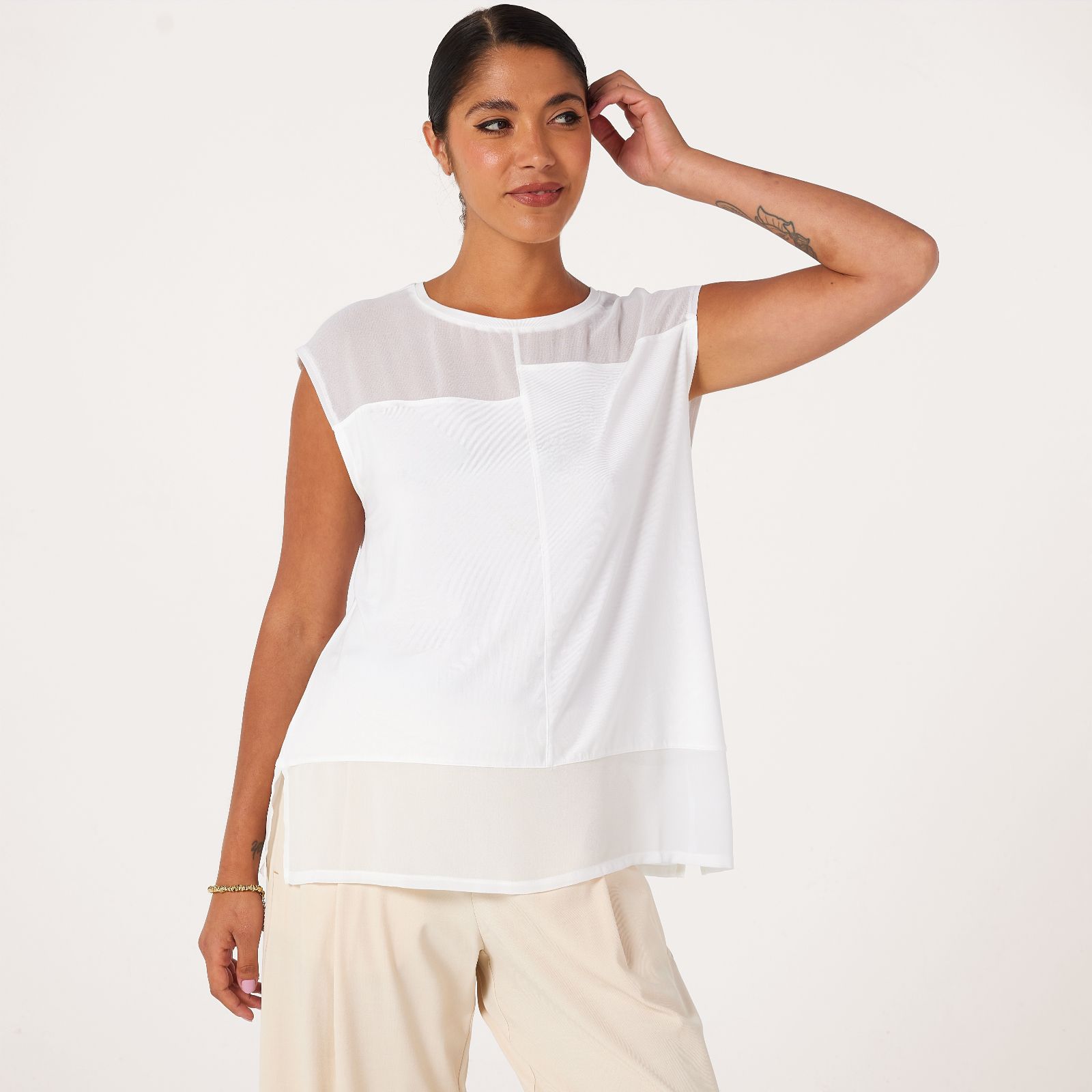 MarlaWynne Mixed Media Top