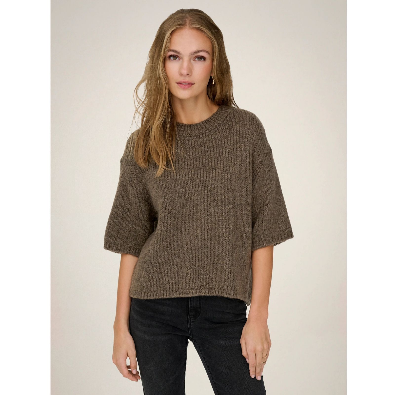 JDY Linea Short Sleeve Knitted Jumper