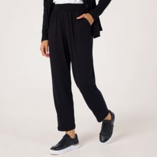 Kim & Co Fine Sweater Knit Ankle Length Wellness Standard Trousers