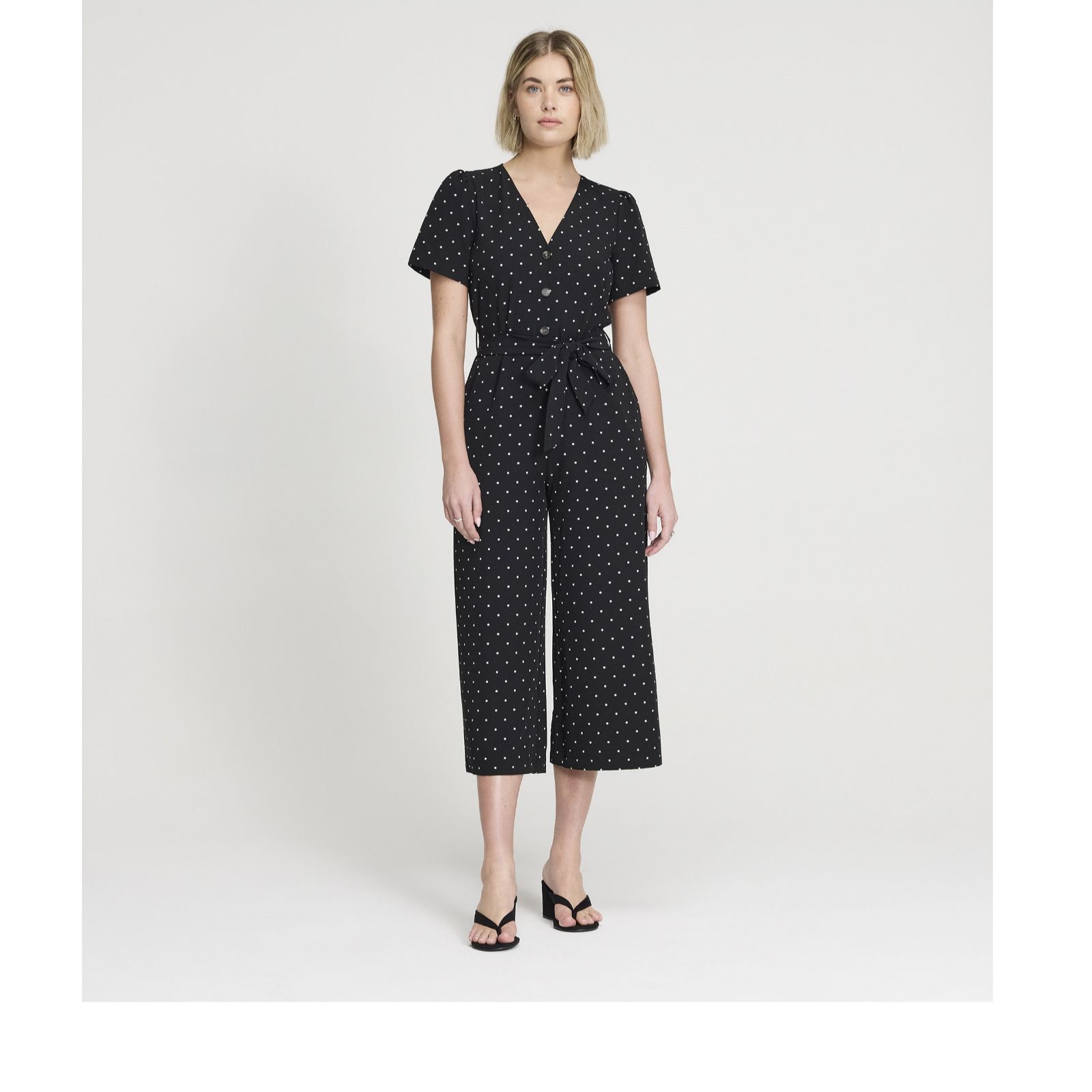 Finery London Uma Printed Jumpsuit Petite